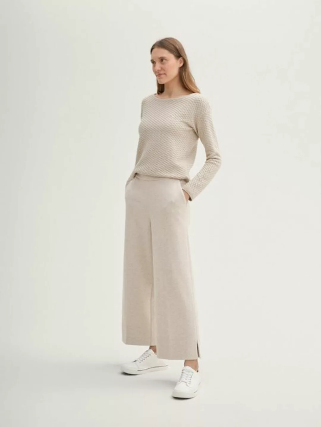 TOM TAILOR 7/8-Hose Piqué Culotte günstig online kaufen