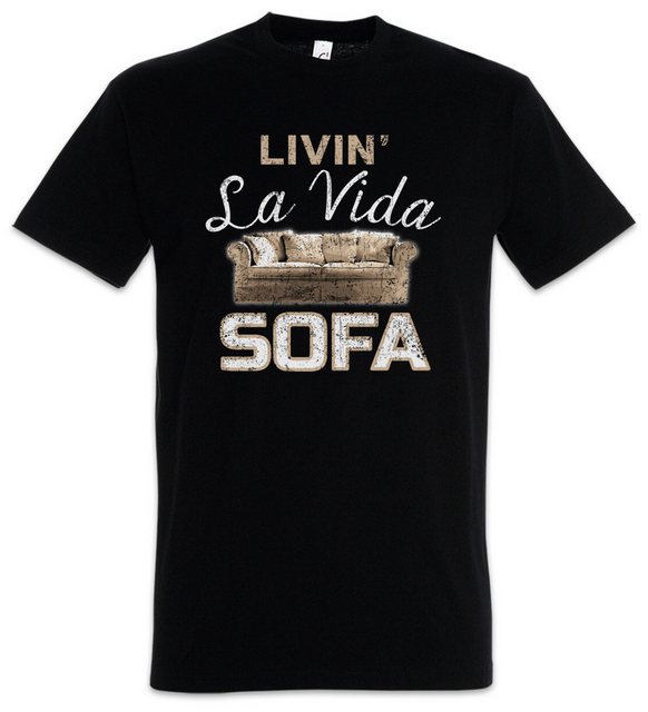 Urban Backwoods Print-Shirt Livin La Vida Sofa Herren T-Shirt Couching Couc günstig online kaufen