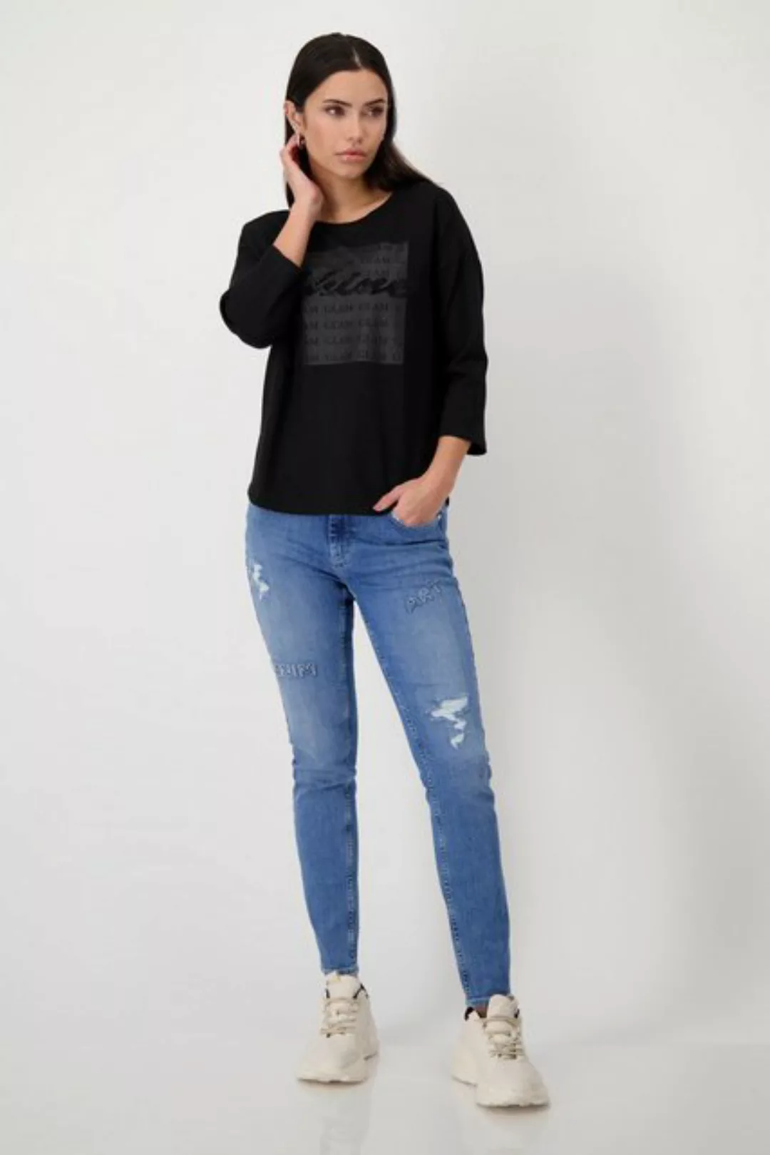 Monari Langarmshirt Sweatshirt günstig online kaufen