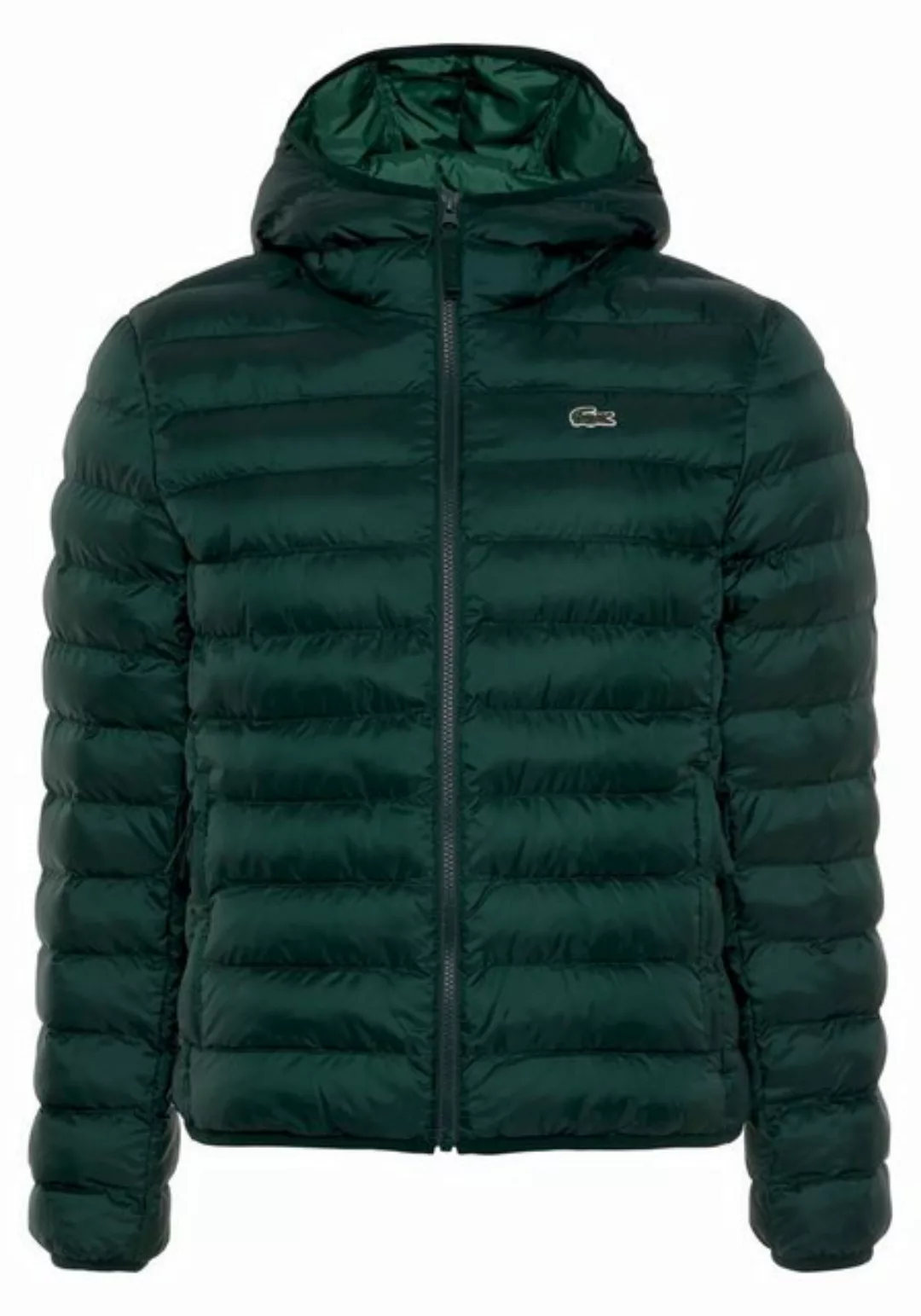 Lacoste Steppjacke Mit warmem Stehkragen und praktischen Taschen u. Kapuze günstig online kaufen