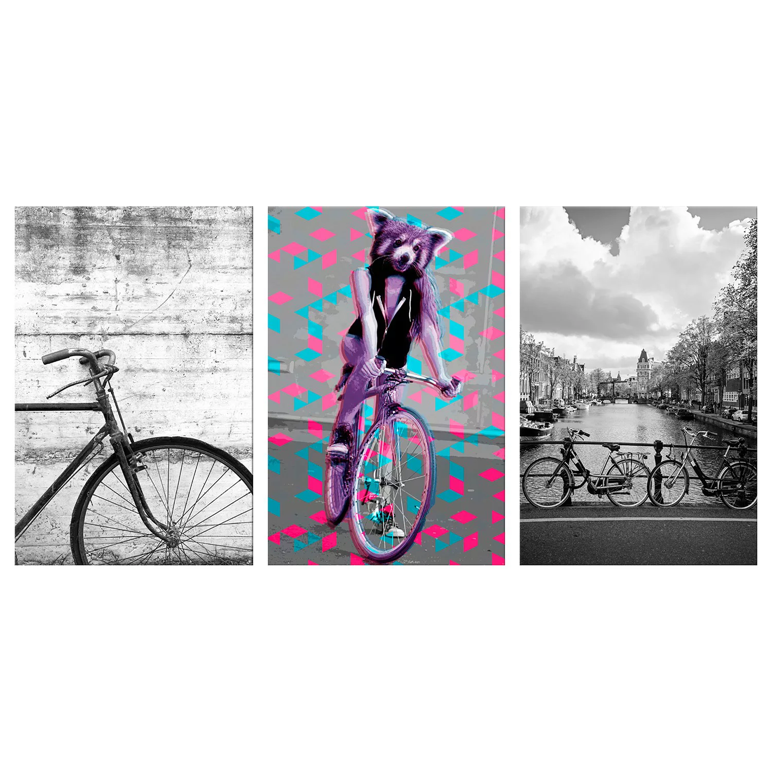 home24 Wandbild Bikes Collection günstig online kaufen