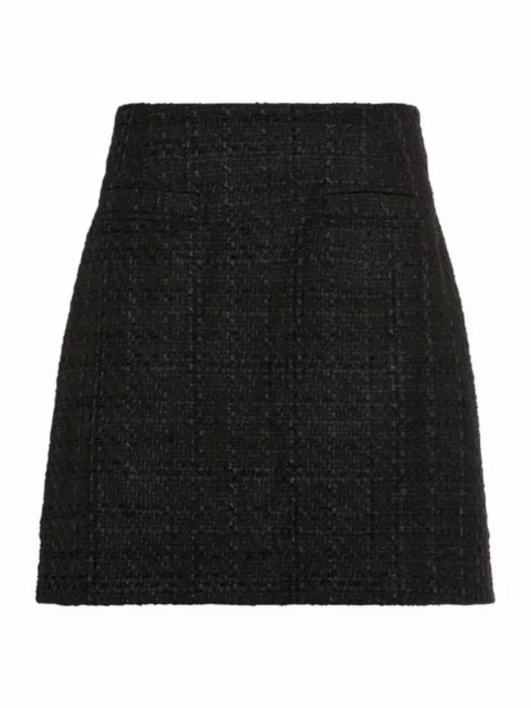 LASCANA Minirock im Bouclé-Look, Karo Muster, casual-chic, elegant günstig online kaufen