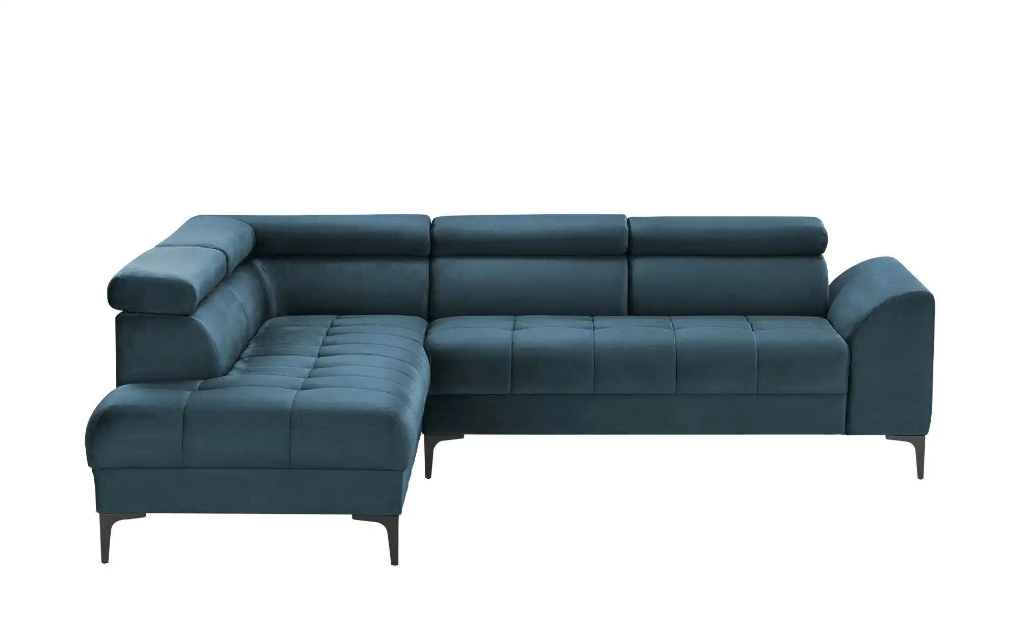 switch Ecksofa mit verstellbaren Kopfstützen Carisma ¦ blau ¦ Maße (cm): B: günstig online kaufen