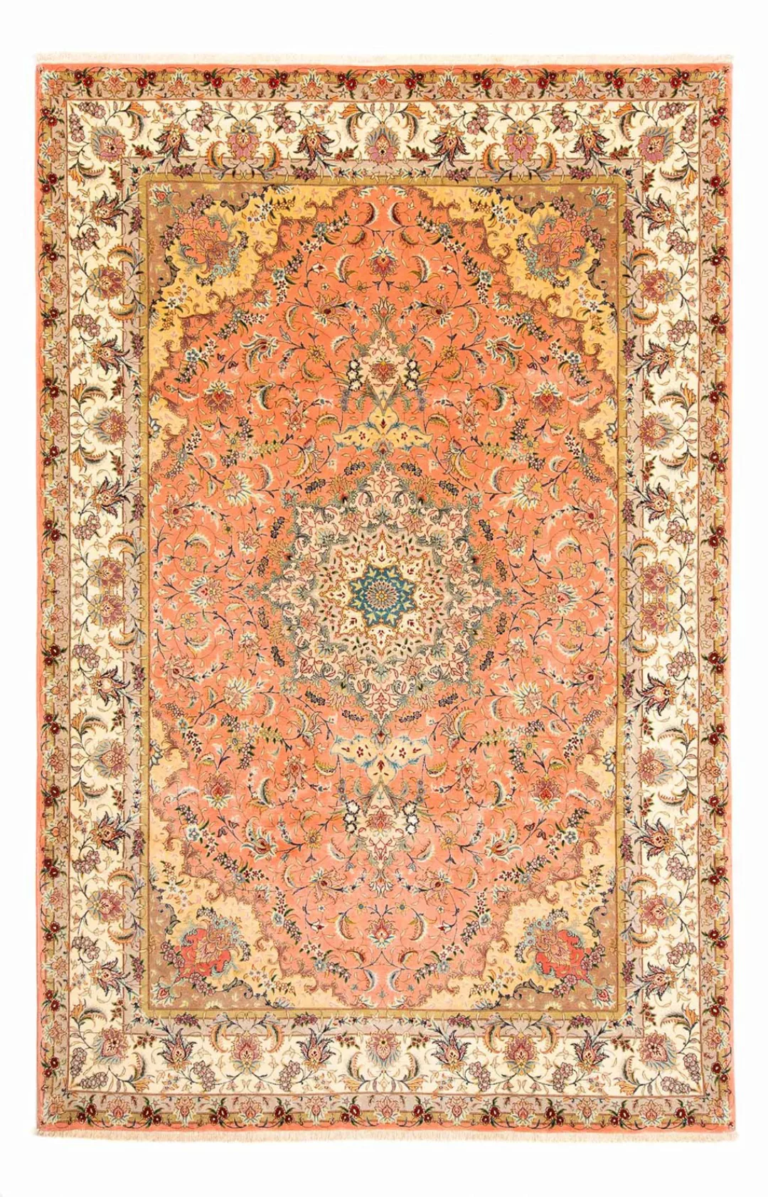 morgenland Orientteppich »Perser - Täbriz - Royal - 310 x 202 cm - beige«, günstig online kaufen