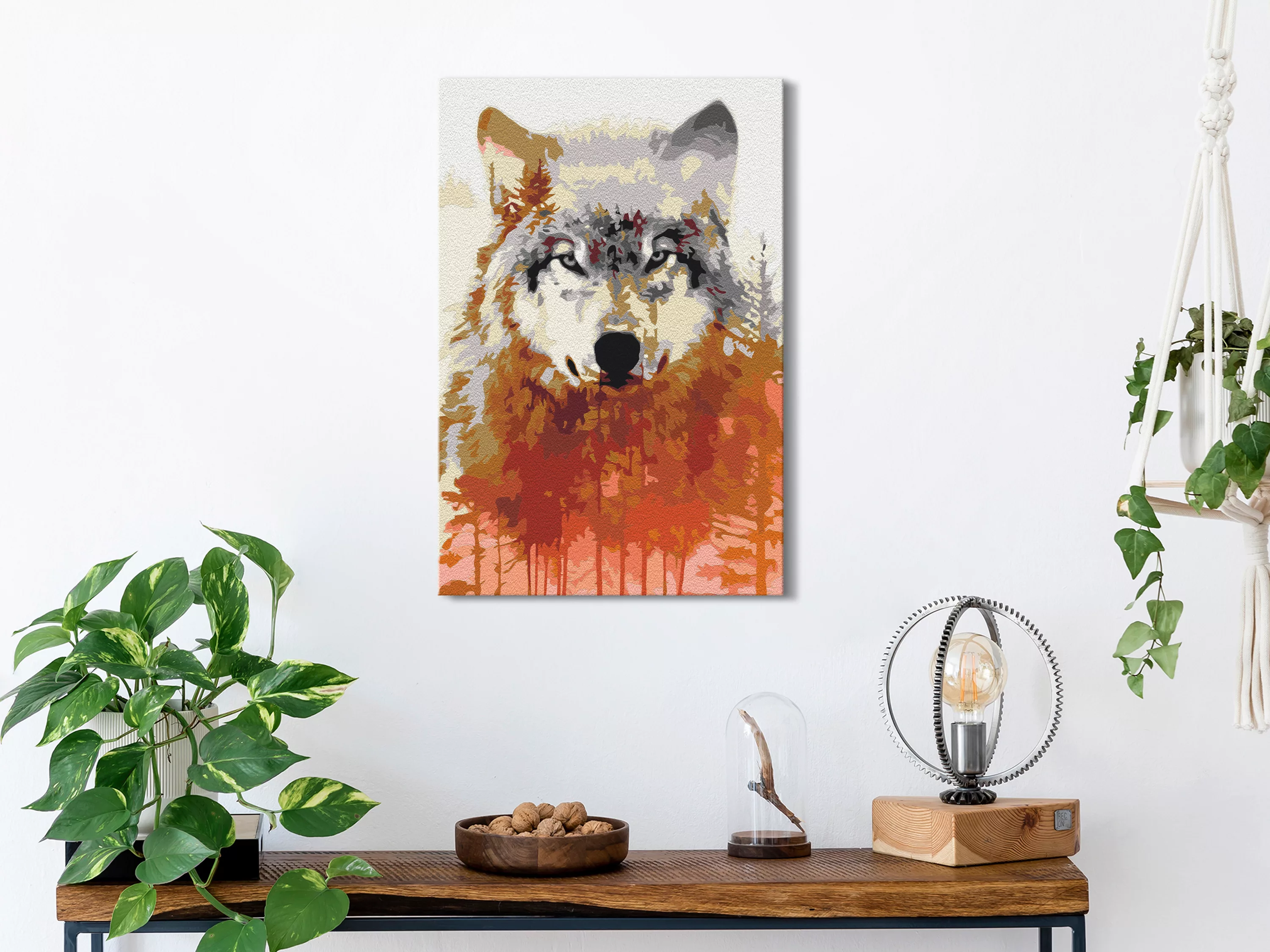 Malen Nach Zahlen - Wolf And Forest günstig online kaufen