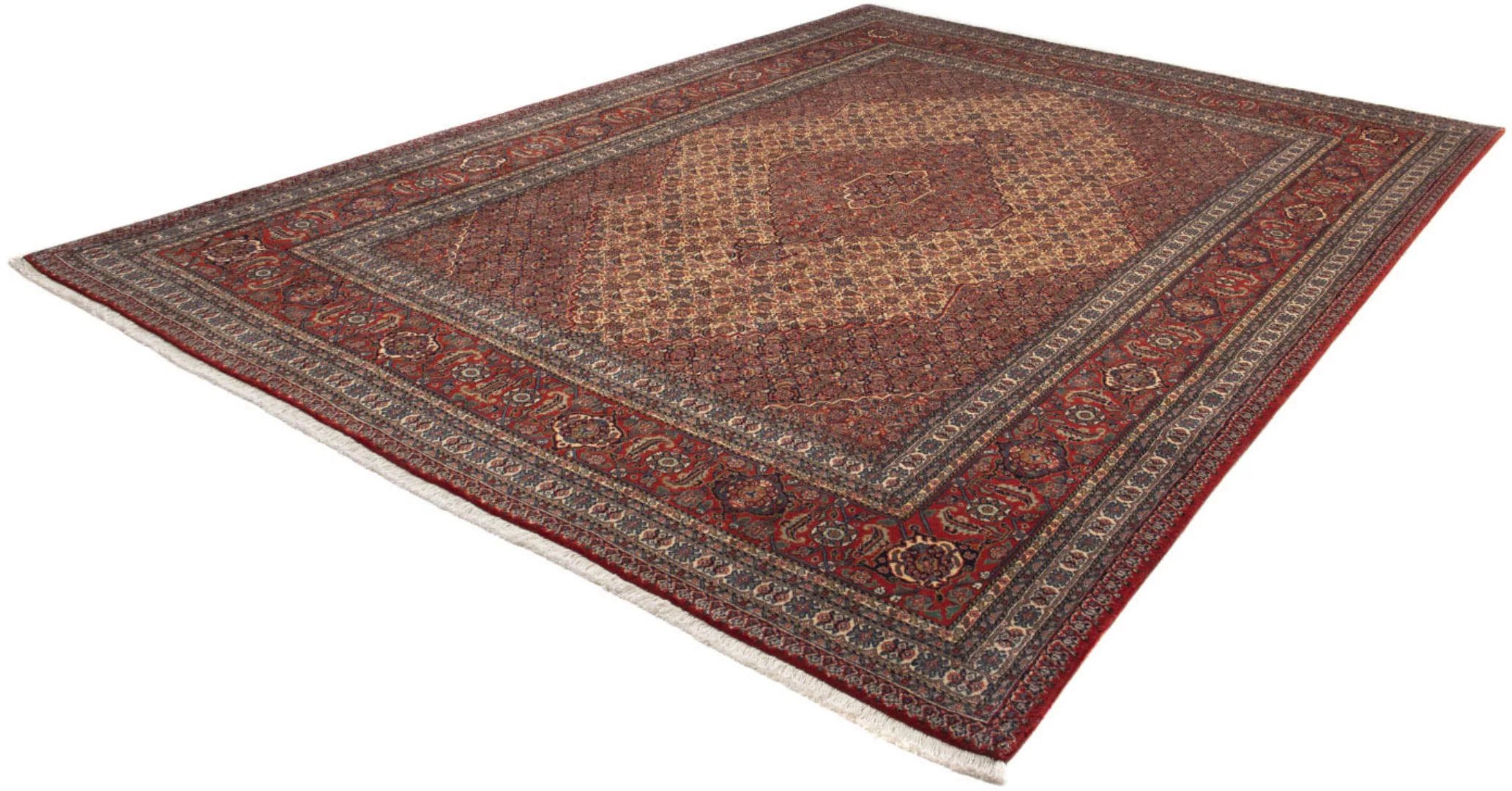 morgenland Wollteppich »Täbriz - 50 Raj Blumenmuster Rosso scuro 96 x 58 cm günstig online kaufen