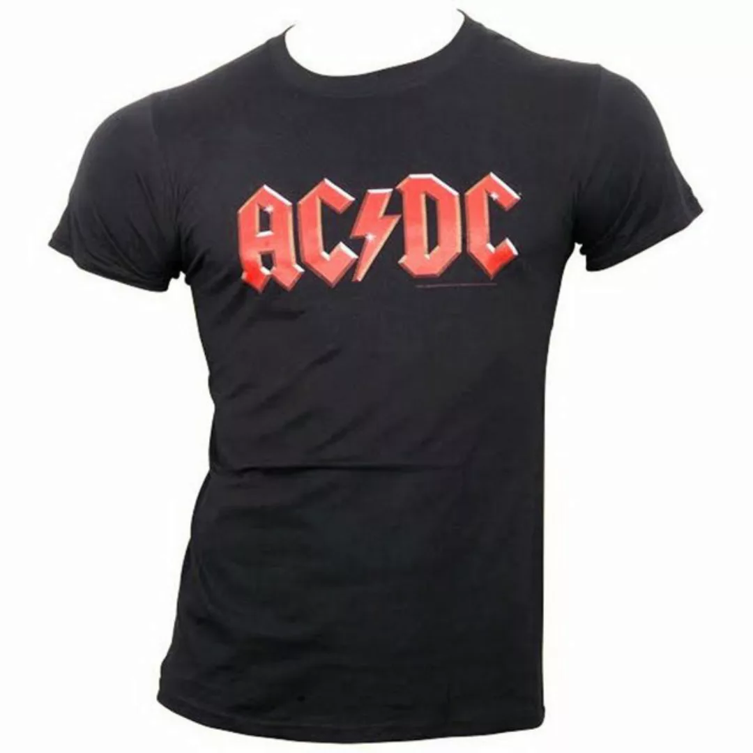 AC/DC T-Shirt Red Logo (Schwarz) günstig online kaufen