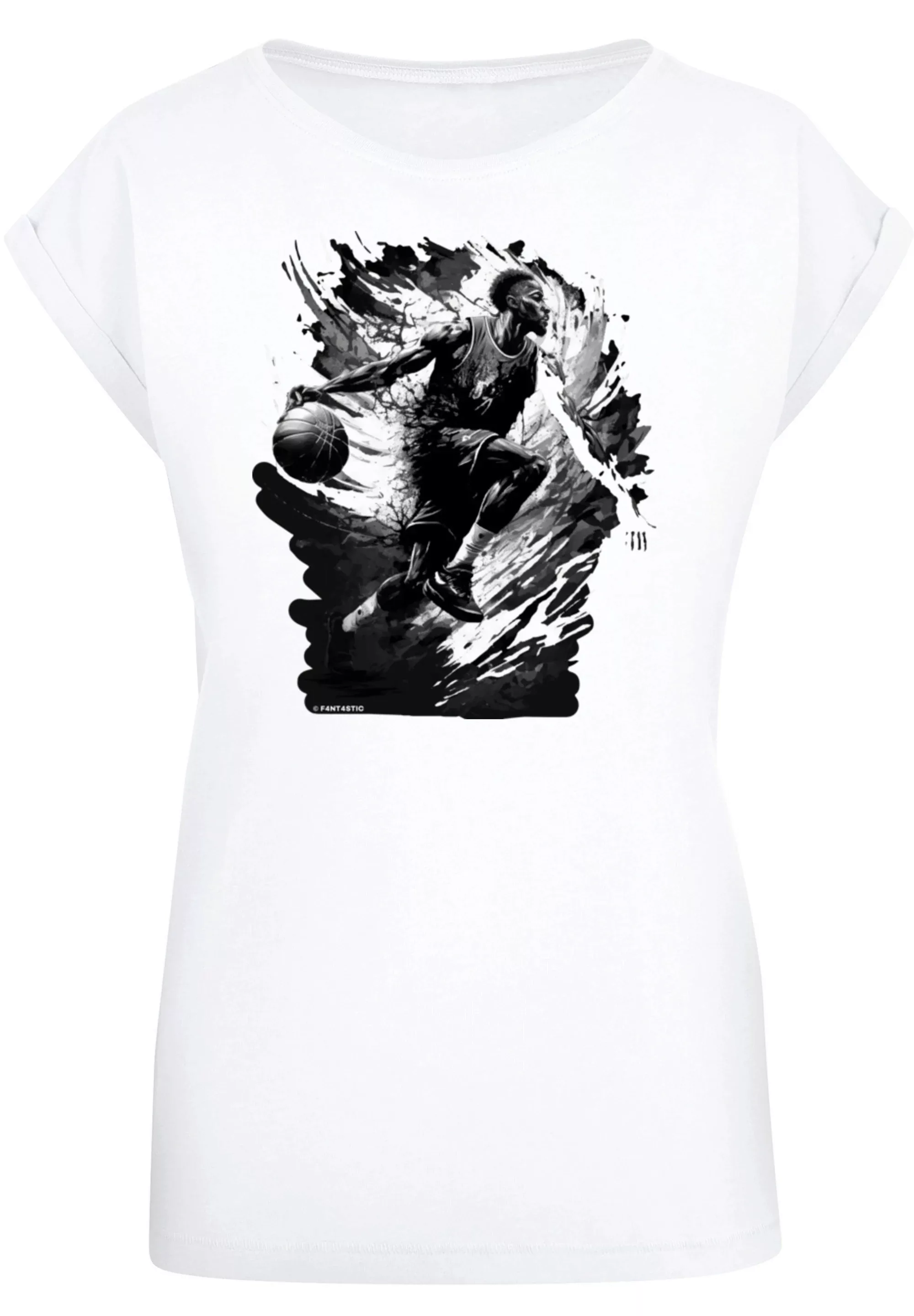 F4NT4STIC T-Shirt "Basketball Splash Sport SHORT SLEEVE", Print günstig online kaufen