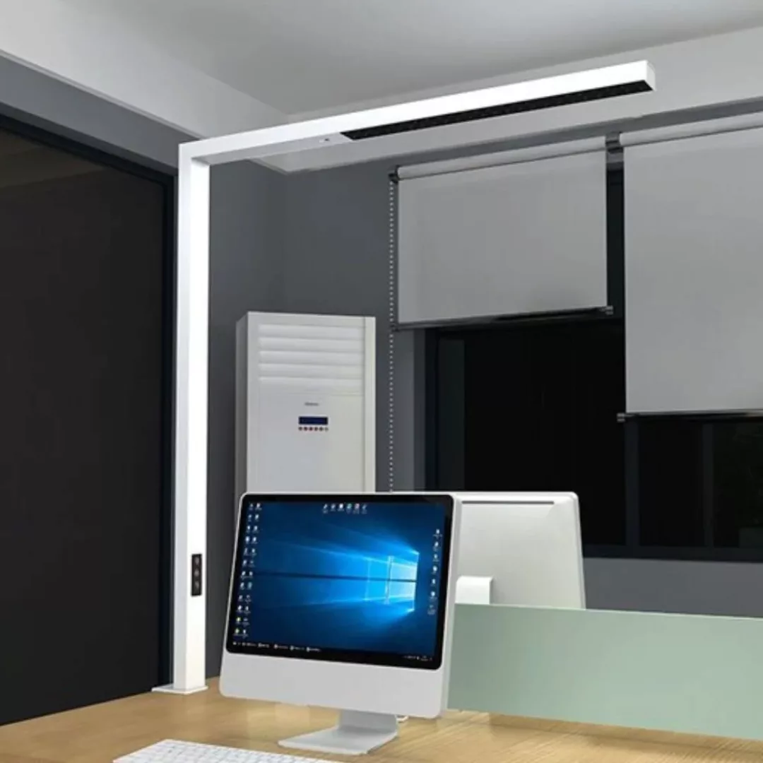 famlights | LED Klemmleuchte Worklight Lionel Up & Down in Weiß 2x 40W 1017 günstig online kaufen