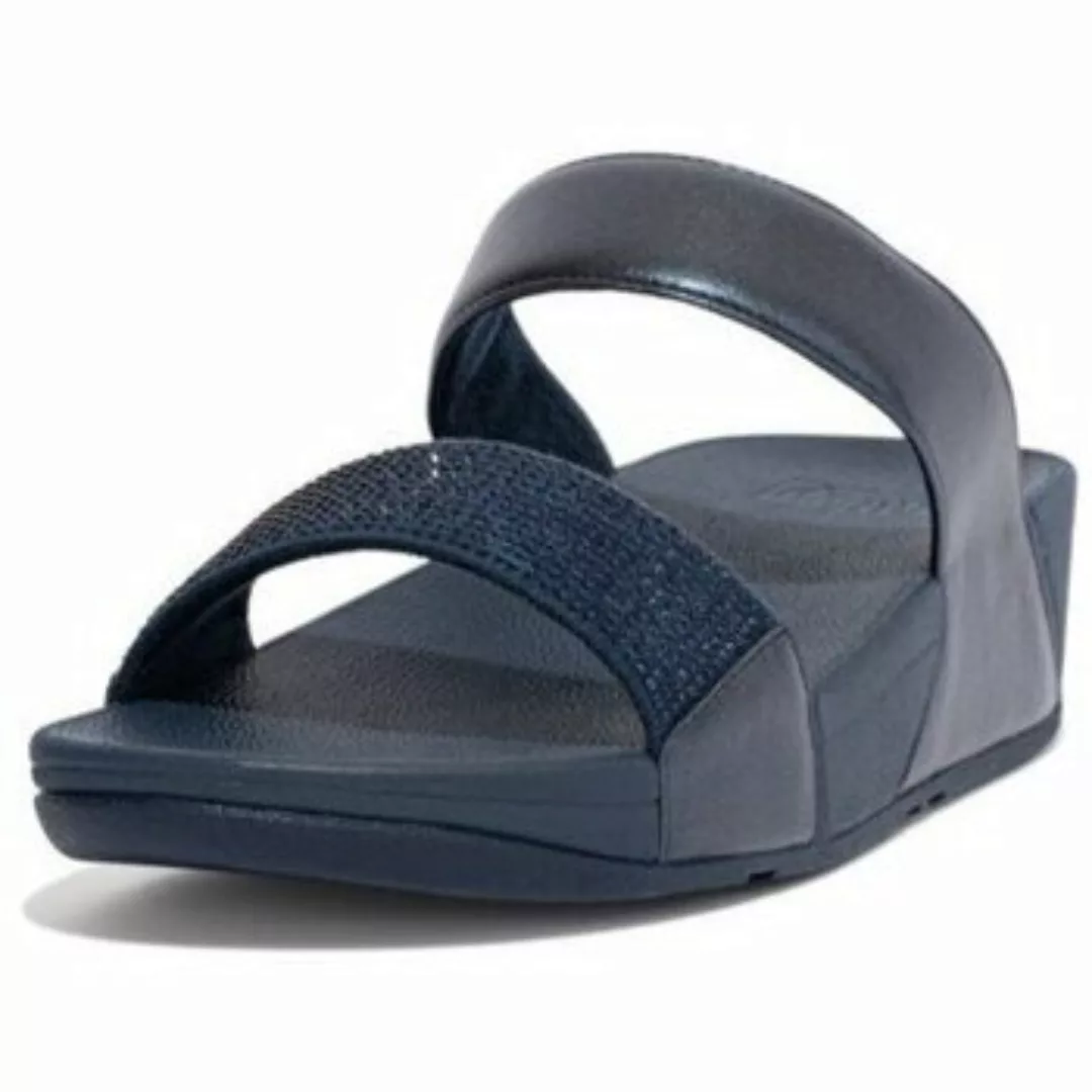 FitFlop  Pantoffeln LULU CRYSTAL EMBELLISHED SLIDES MIDNIGHT NAVY günstig online kaufen