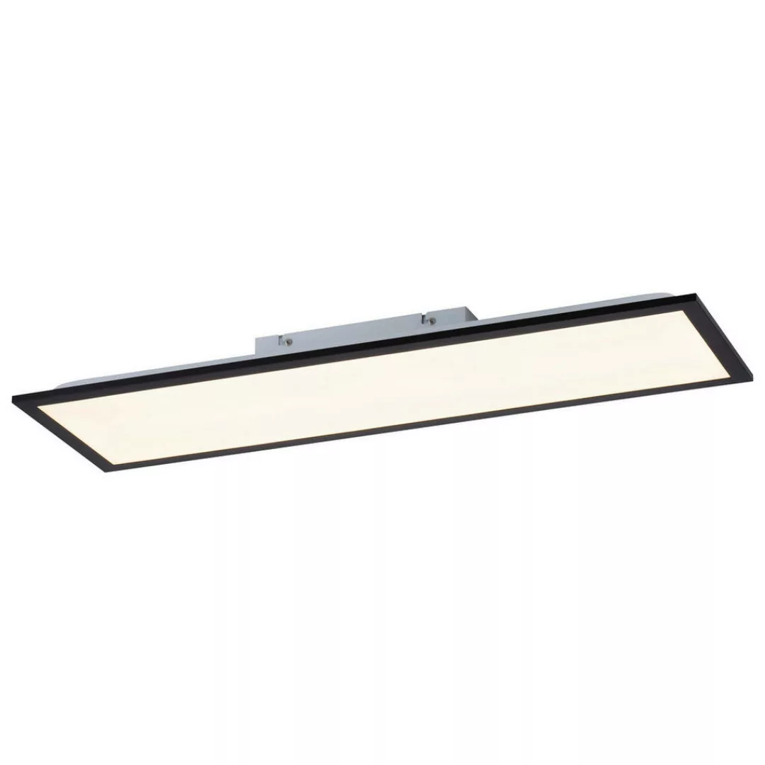 Just Light Deckenleuchte Flat 14741-18 schwarz Opal Aluminium B/H/L: ca. 24 günstig online kaufen