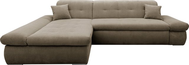 DOMO collection Ecksofa "Moric Luxus - B/T/H 300/172/80 cm, XXL-Format", L- günstig online kaufen