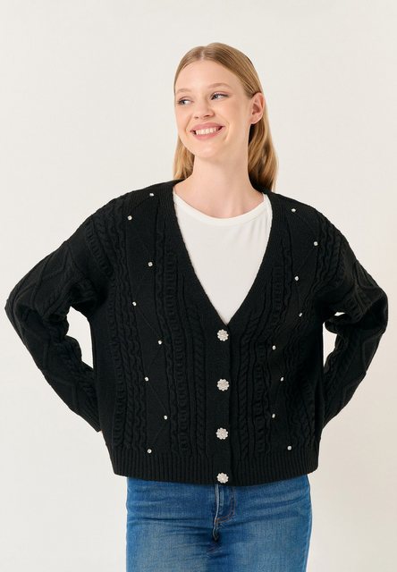 Jimmy Key Cardigan V-Ausschnitt Langärmlig Cardigan günstig online kaufen