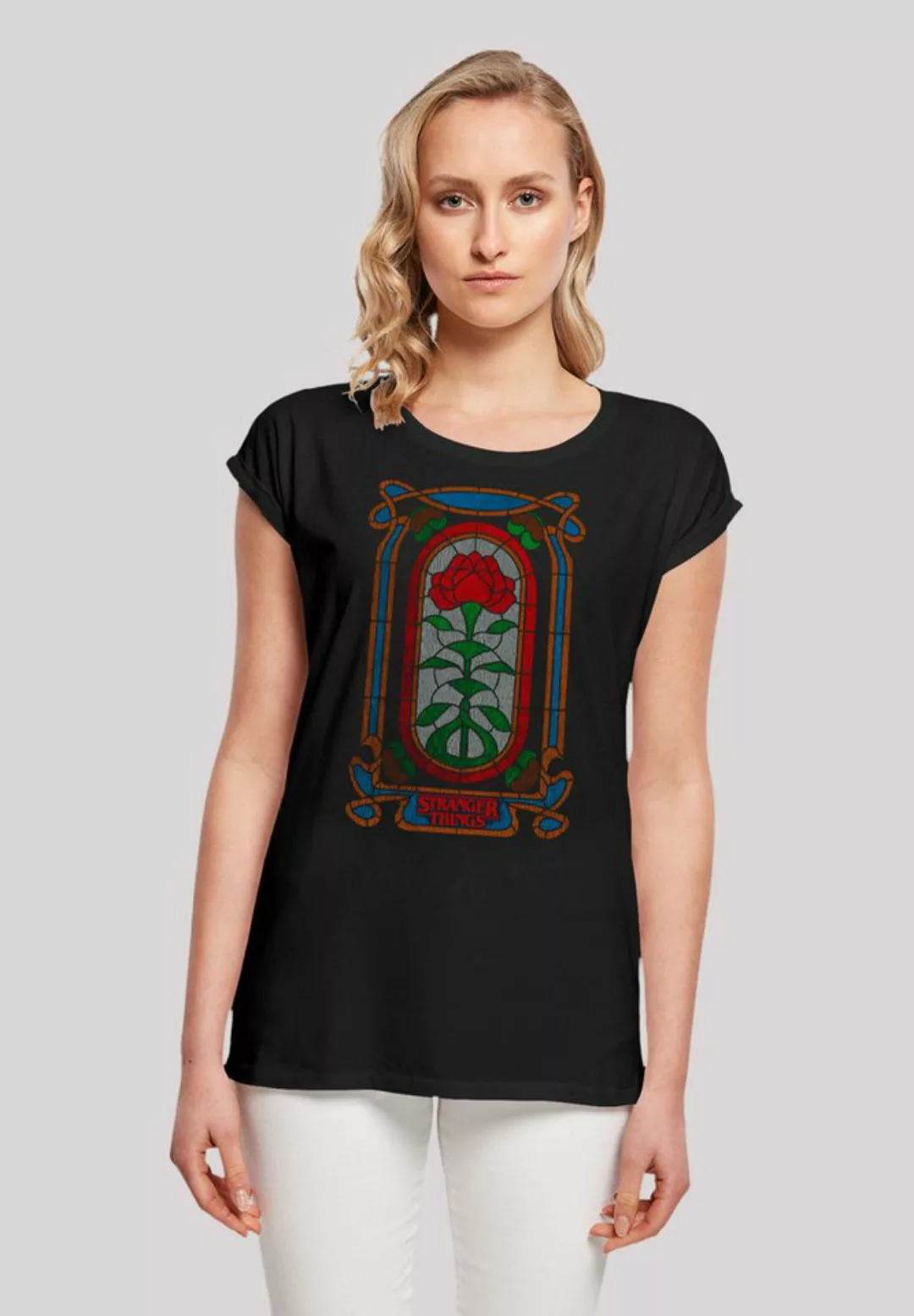 F4NT4STIC T-Shirt "Stranger Things Rose Window", Premium Qualität günstig online kaufen