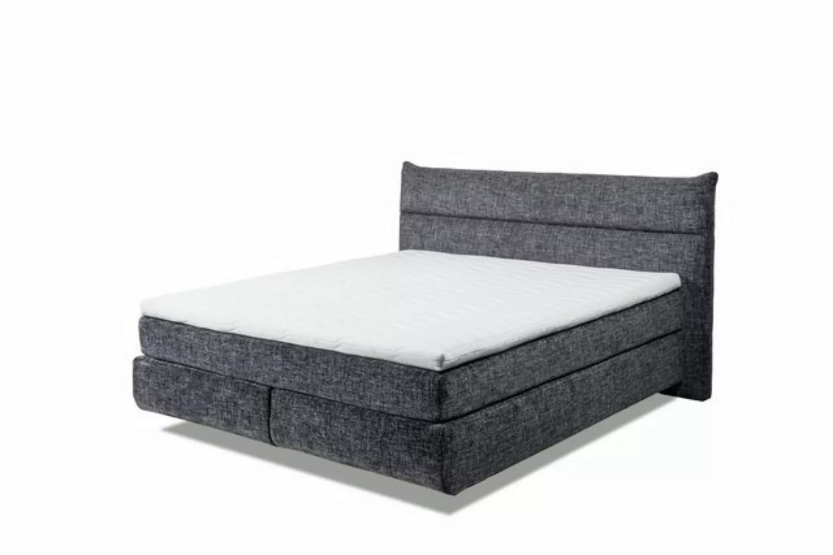 freiraum Boxspringbett ZANDVOORT, 7-Zonen, 6cm Topper, Härtegrad 2/3, anthr günstig online kaufen