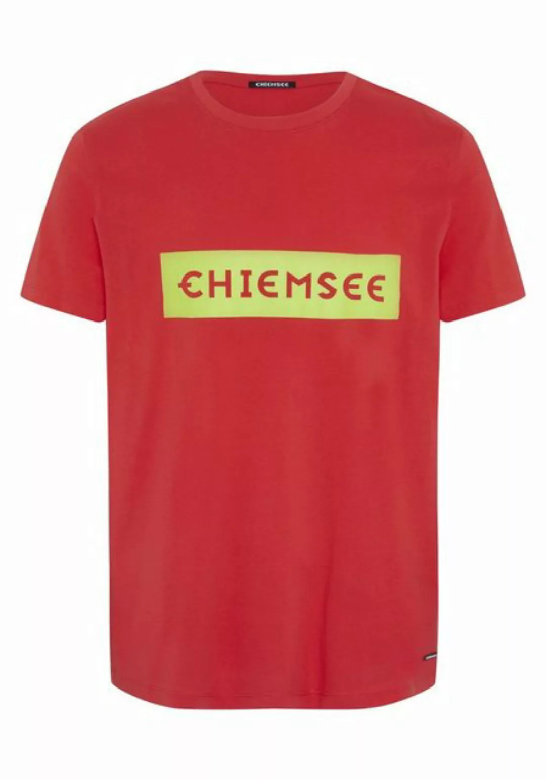 Chiemsee Print-Shirt T-Shirt mit plakativem Markenschriftzug 1 günstig online kaufen