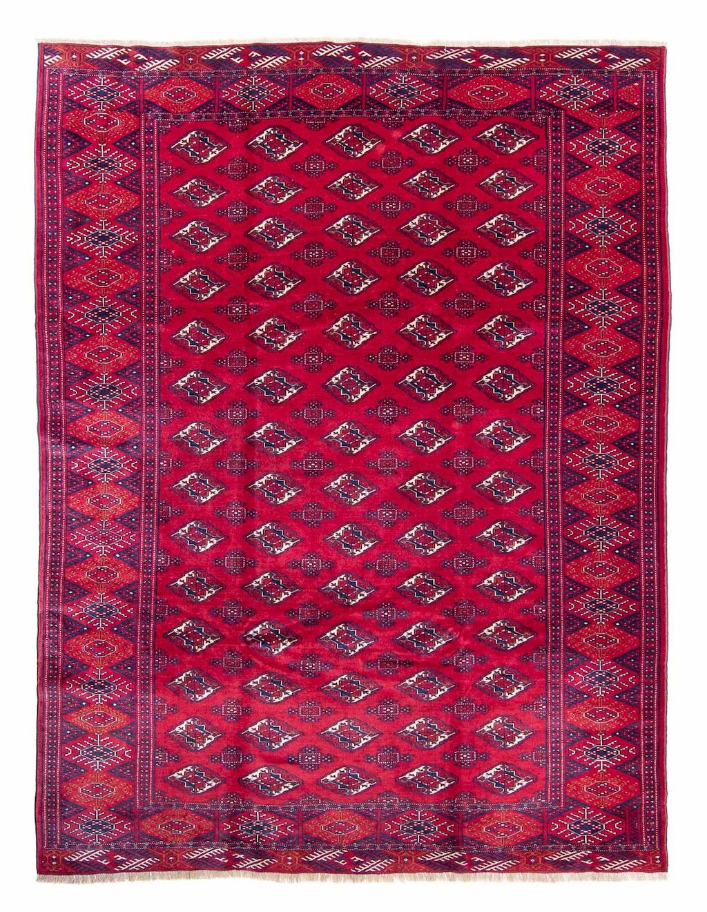 morgenland Orientteppich »Turkaman - 300 x 228 cm - dunkelrot«, rechteckig, günstig online kaufen
