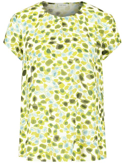 GERRY WEBER Klassische Bluse Fließendes Blusenshirt mit Allover-Dessin günstig online kaufen