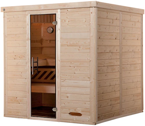 Weka Design-Sauna Kemi 4, Glastür günstig online kaufen