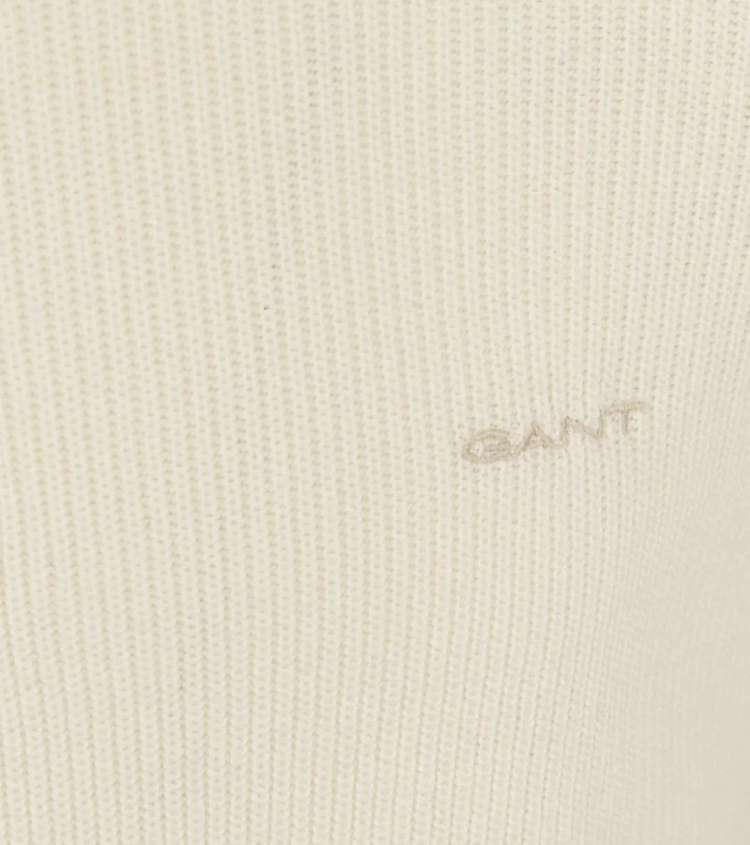 Gant Halfzip Pullover Wool Mix Ecru - Größe XL günstig online kaufen