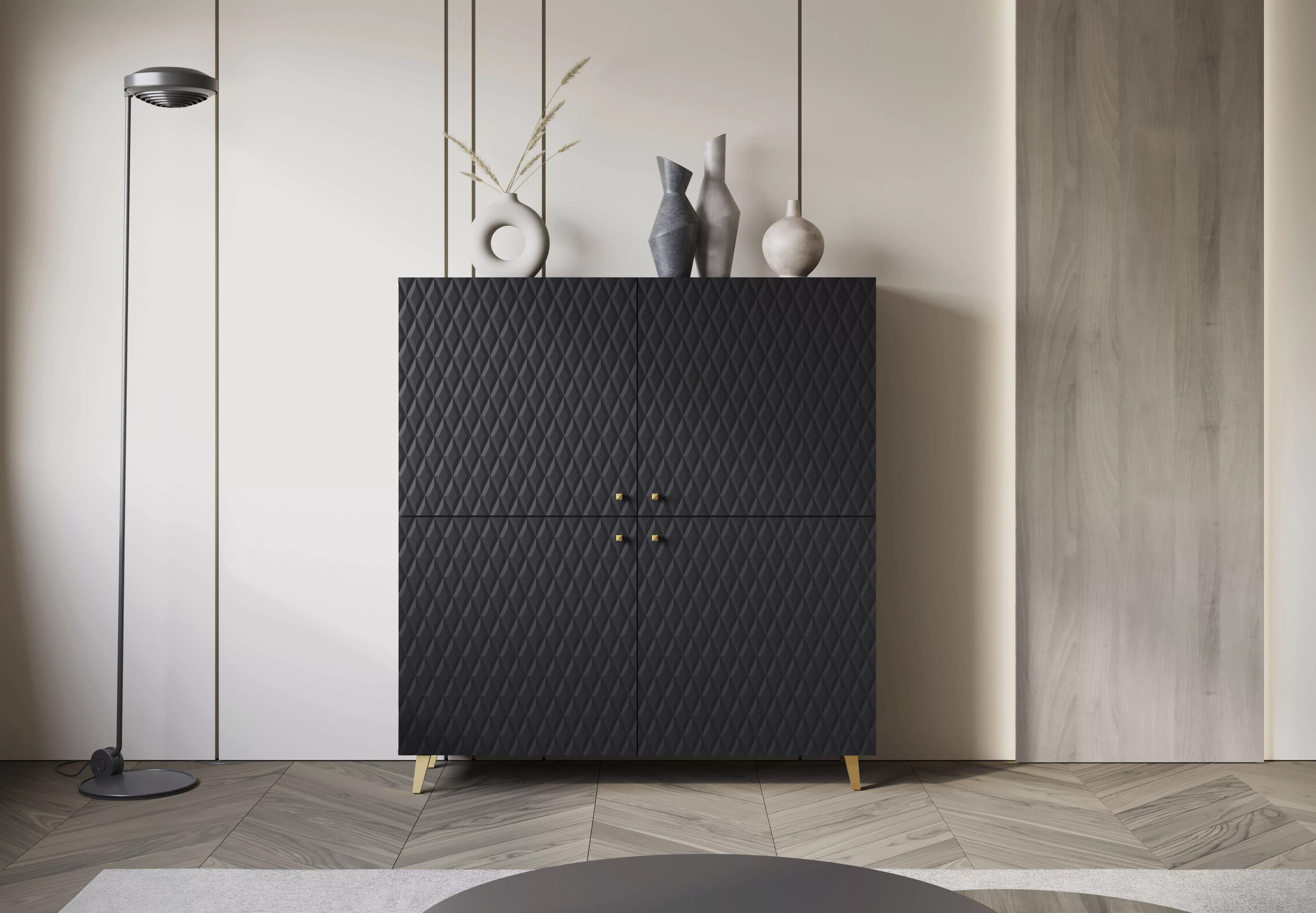 INOSIGN Highboard "HIGHBOARD PHUKET", (1 St.), moderne Kommode mit 4 Türen günstig online kaufen