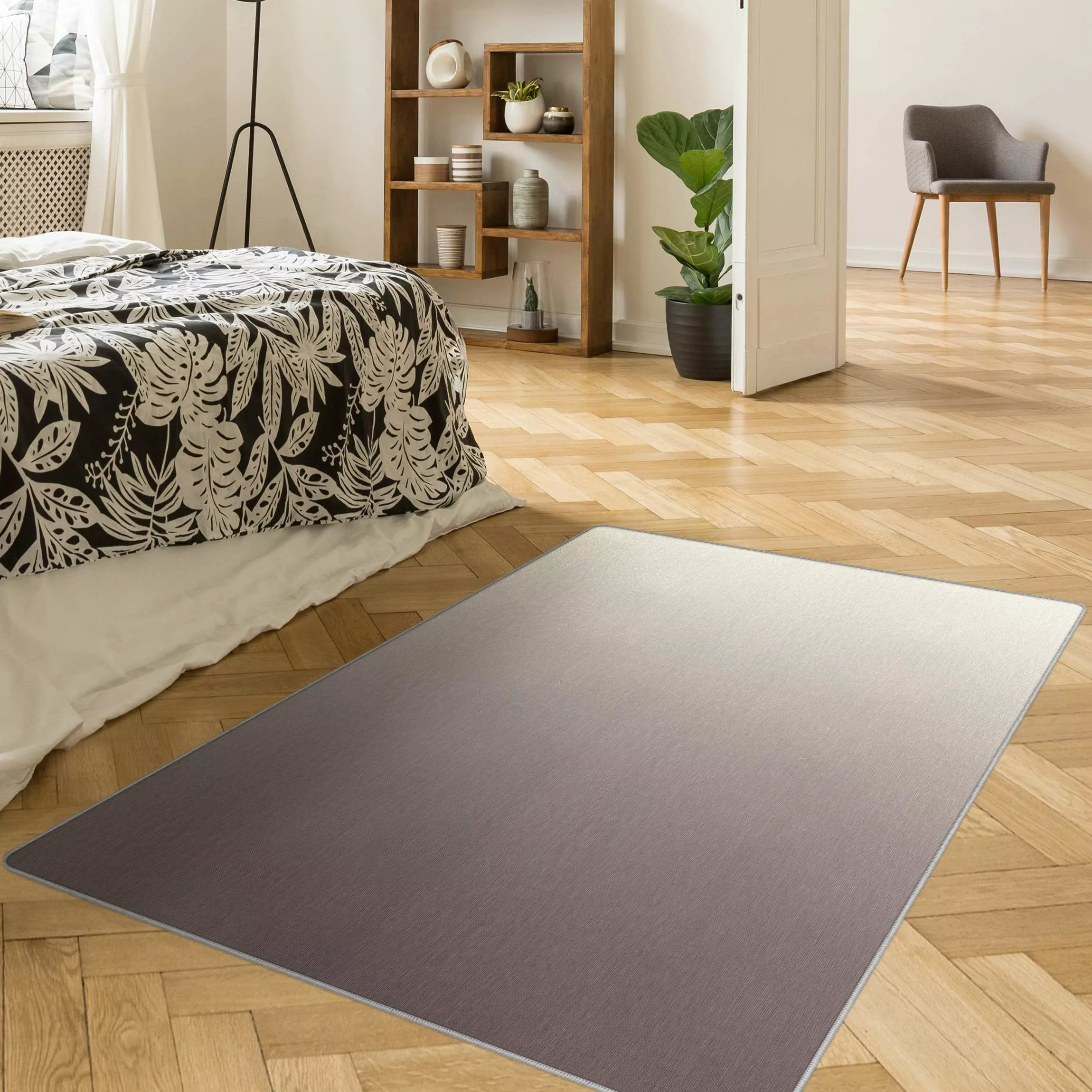 Teppich Grau-Lila Farbverlauf günstig online kaufen