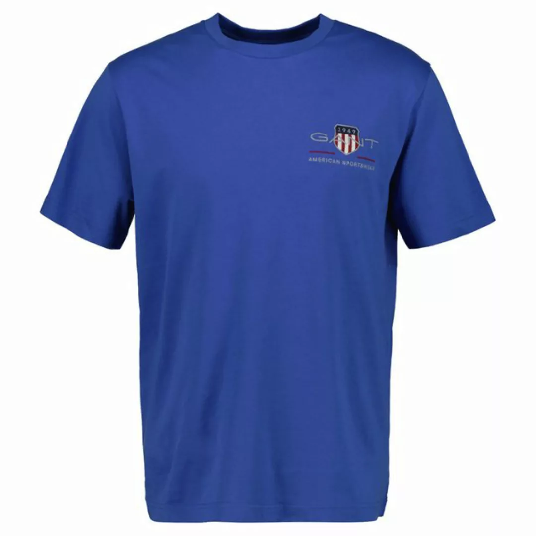 Gant T-Shirt Herren T-Shirt - REG ARCHIVE SHIELD EMB, Rundhals günstig online kaufen
