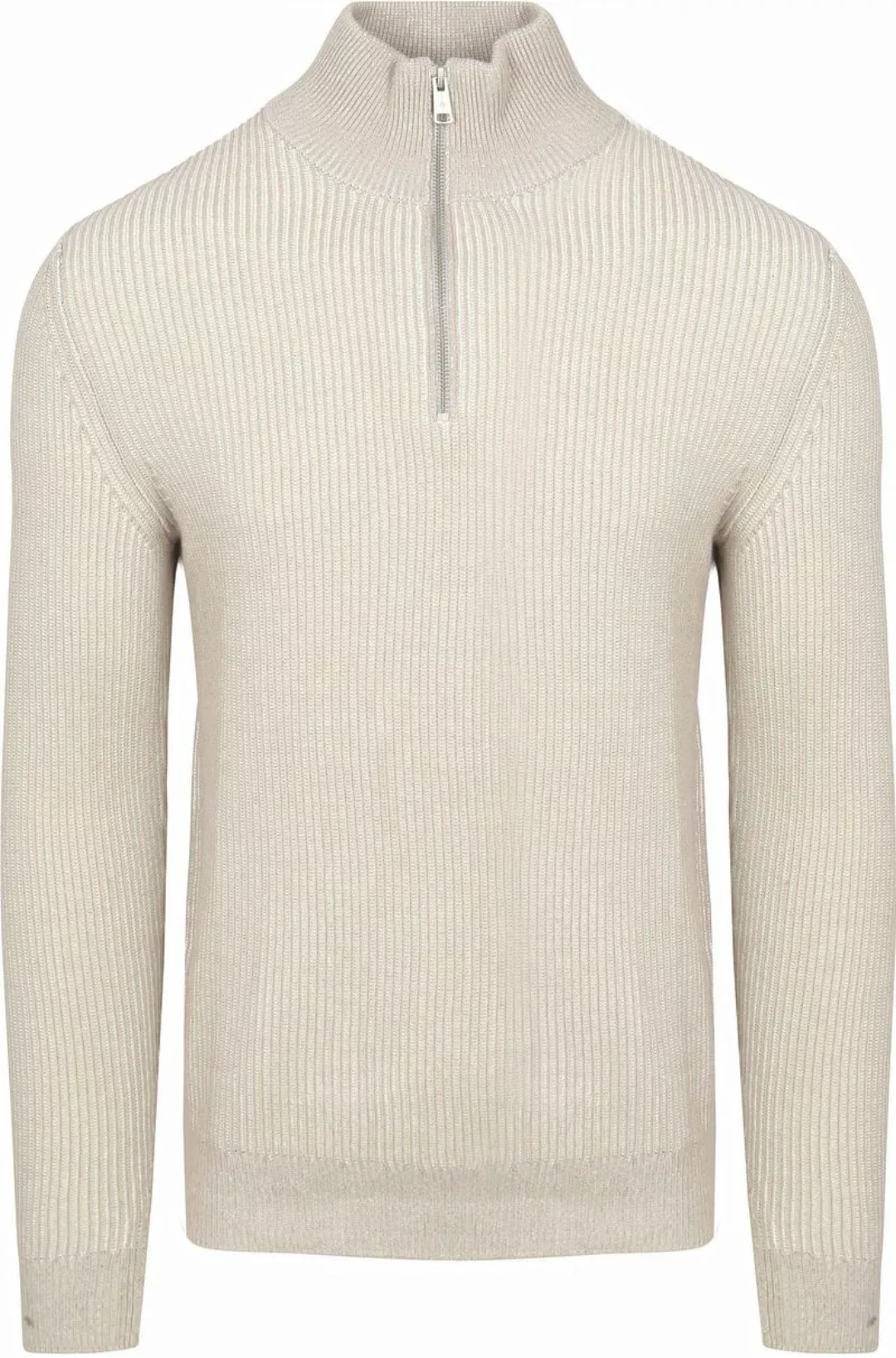 Marc O'Polo Half Zip Pullover Grau - Größe XL günstig online kaufen