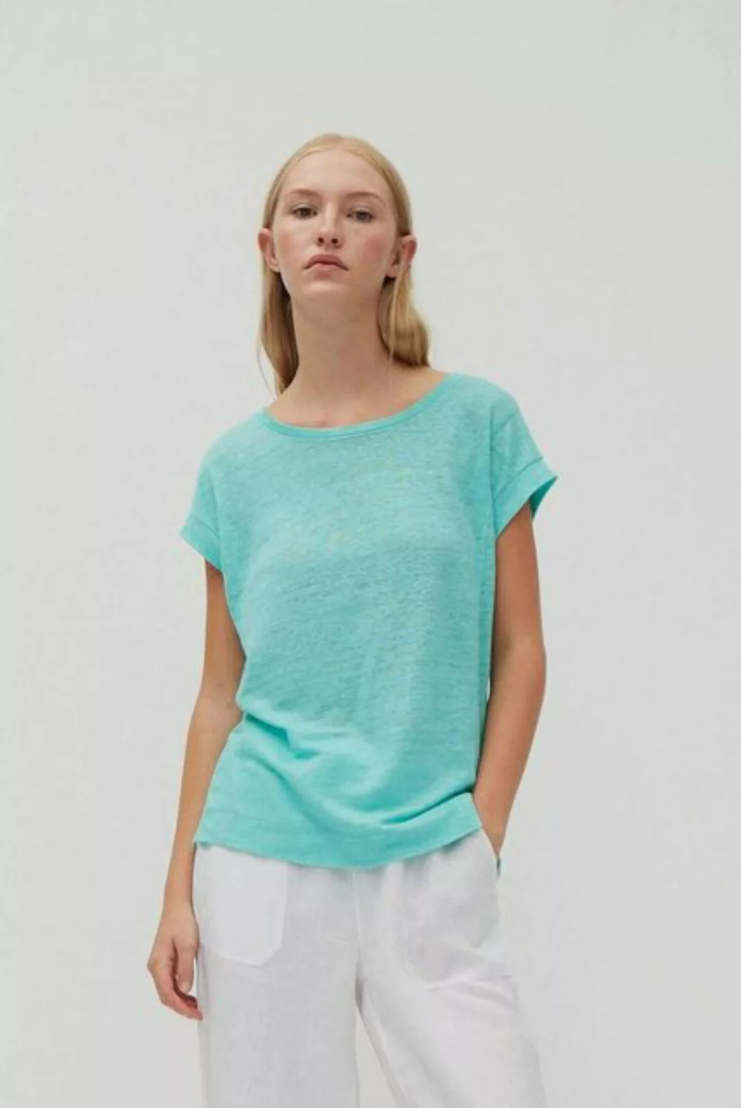 THE FASHION PEOPLE T-Shirt T-Shirt solid Linen günstig online kaufen