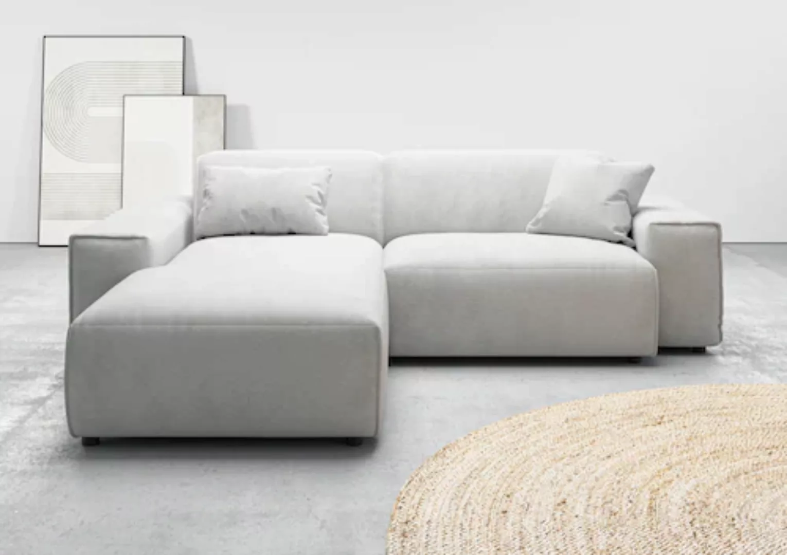 andas Ecksofa »Glimminge L-Form auch in Breitcord, Feincord + Easy care-Bez günstig online kaufen