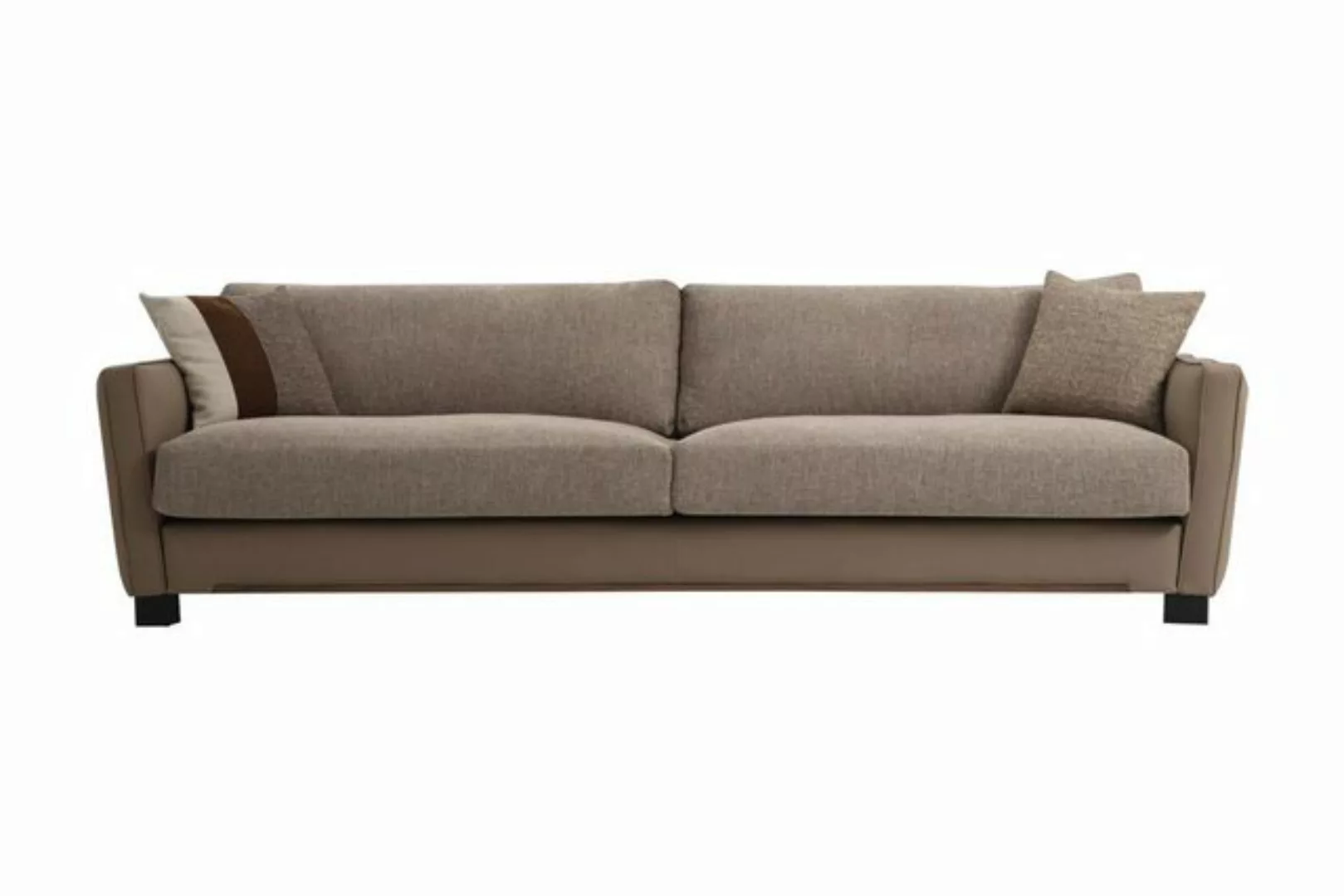 JVmoebel 4-Sitzer Sofa 4 Sitzer Viersitzer Modern Stoff Beige Sofas Design günstig online kaufen