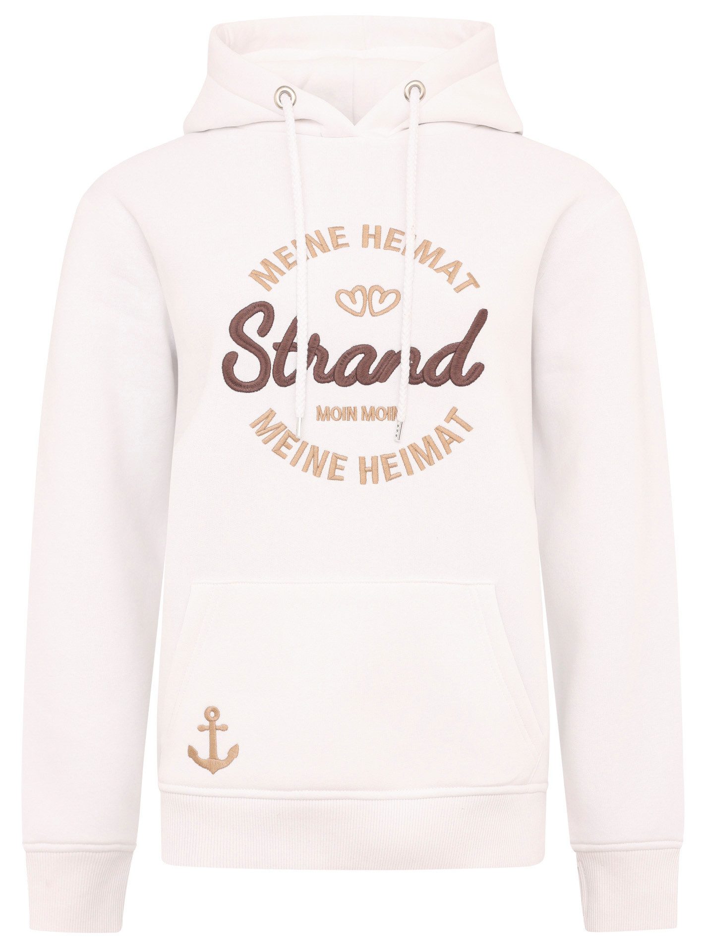 Zwillingsherz Hoodie "Meine Heimat" mit aufgesticktem günstig online kaufen