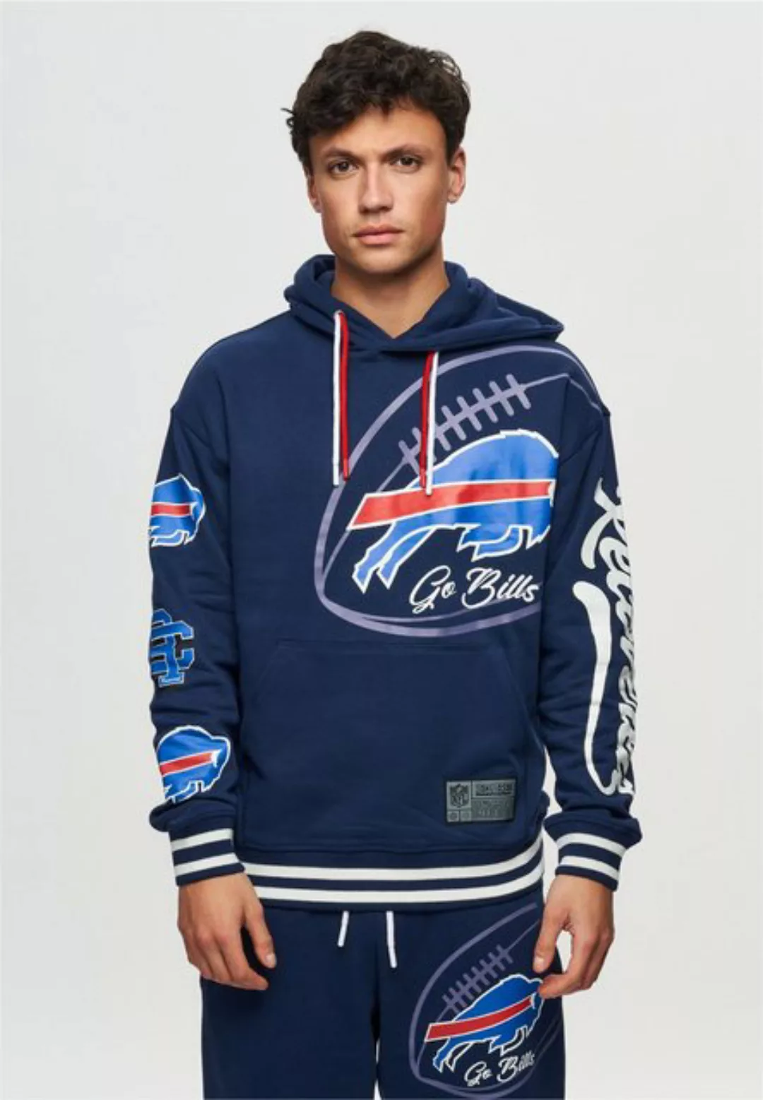 Recovered Kapuzensweatshirt NFL Bills Go Bills für Buffalo Bills-Fans günstig online kaufen