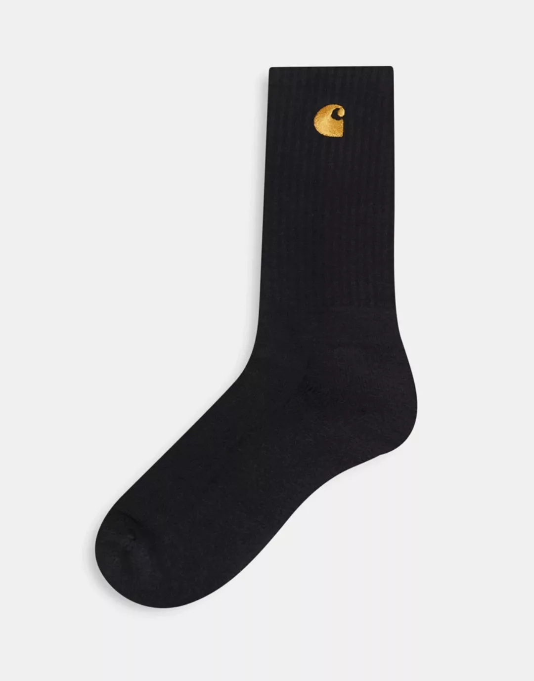 Carhartt WIP – Chase – Schwarze Socken günstig online kaufen
