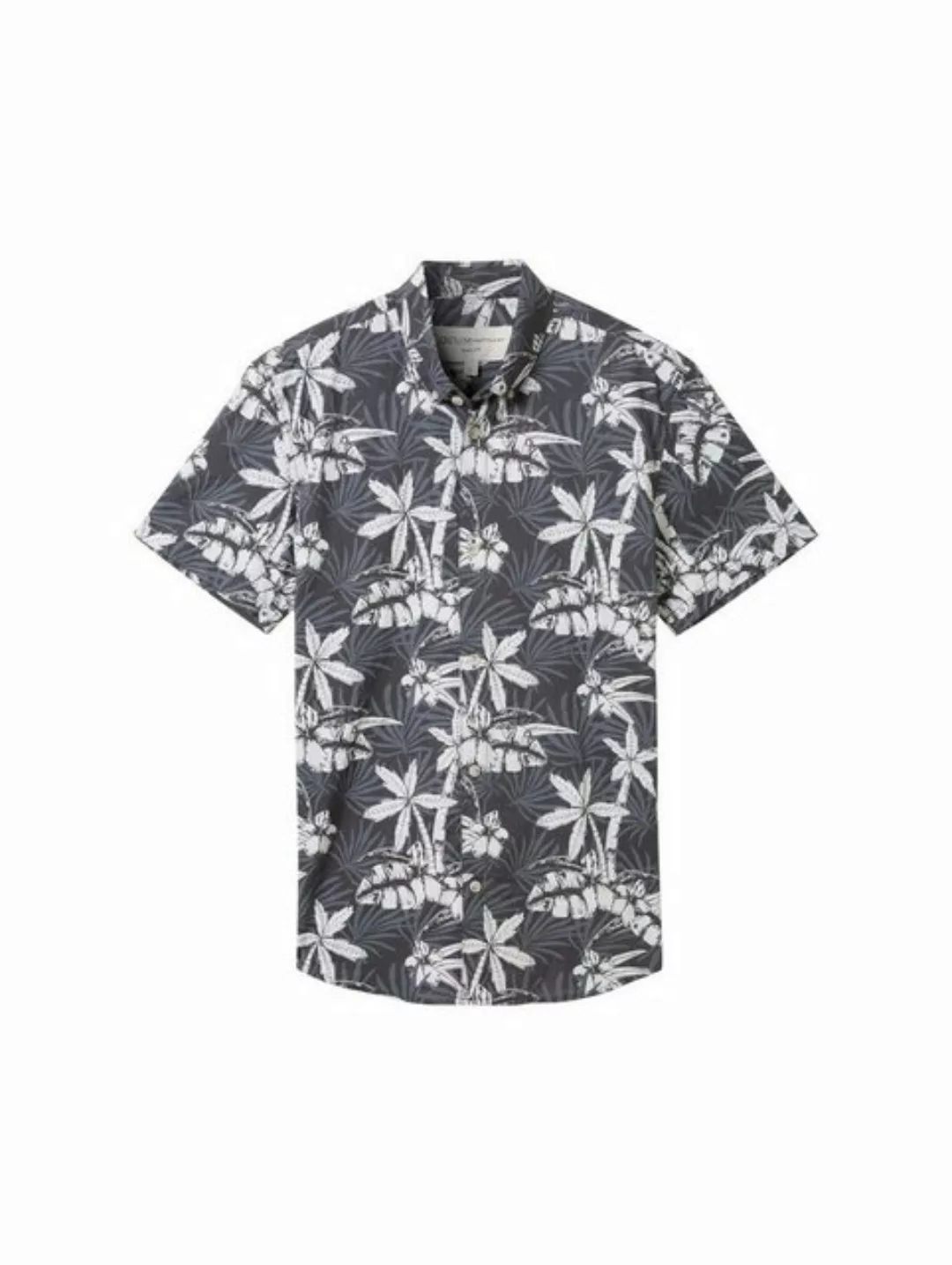 TOM TAILOR Denim T-Shirt printed poplin shirt günstig online kaufen