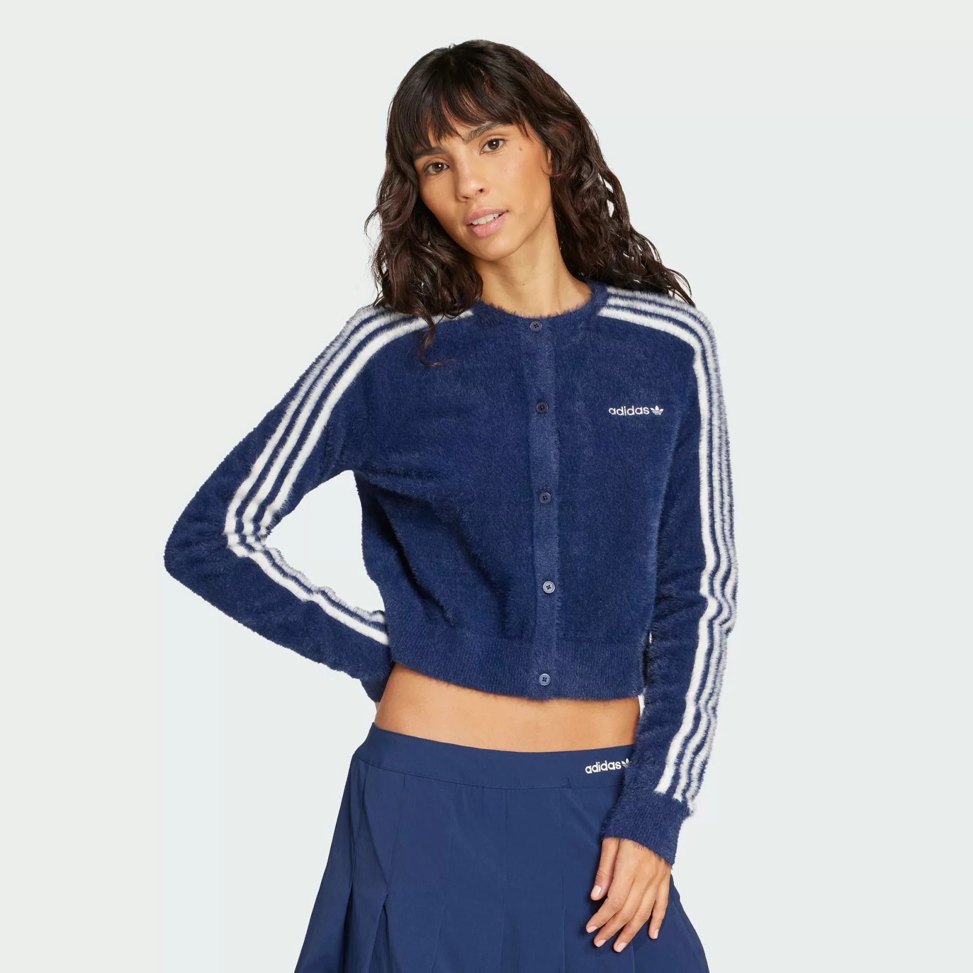 adidas Originals Cardigan FLUFFY KNITTED CARDIGAN günstig online kaufen