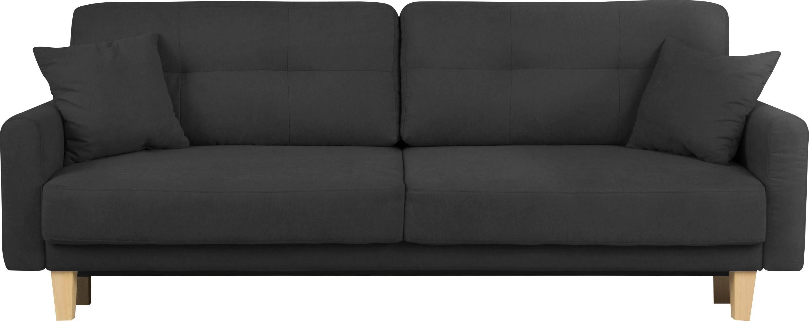 Home affaire 3-Sitzer "TRIPLO optionale Schlafsofa mit Bettkasten, Maße B/T günstig online kaufen