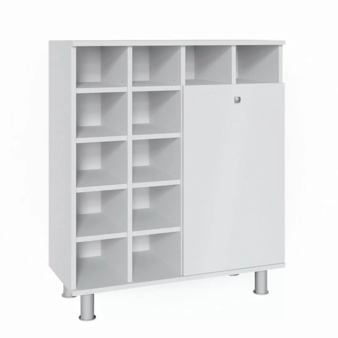 Vicco Wäscheschrank Fynn, Weiß, 78.4 x 91.6 cm günstig online kaufen