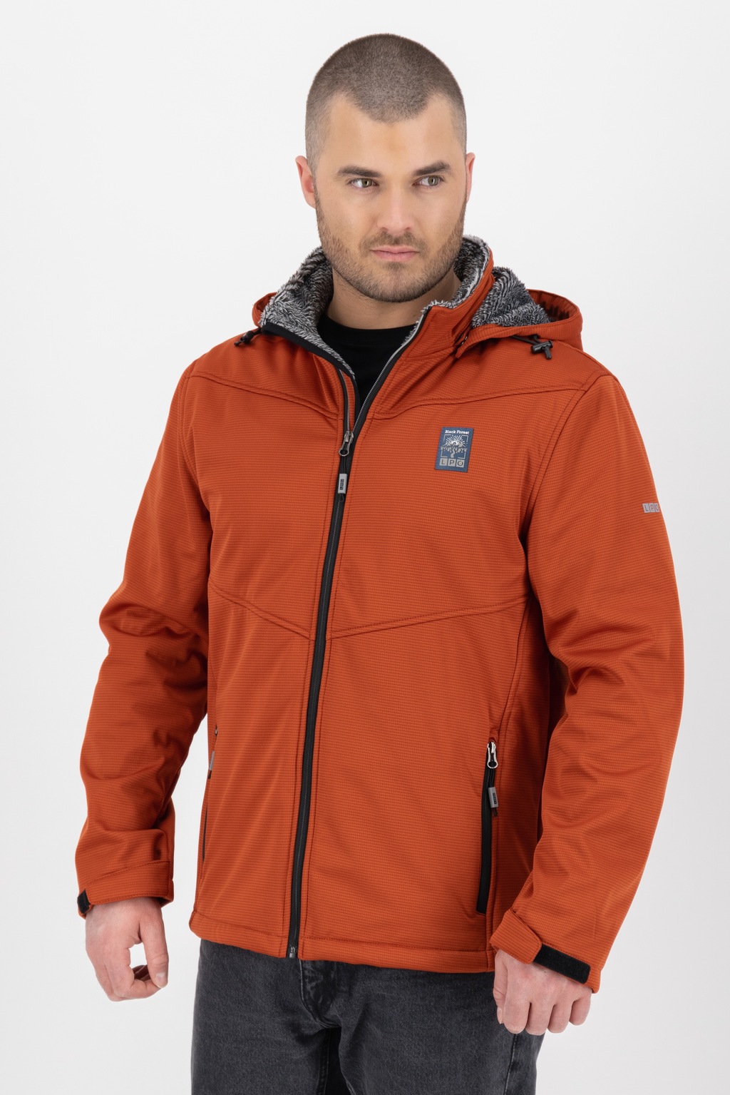 LPO Softshelljacke "LARON 2 MN", abnehmbare Kapuze günstig online kaufen