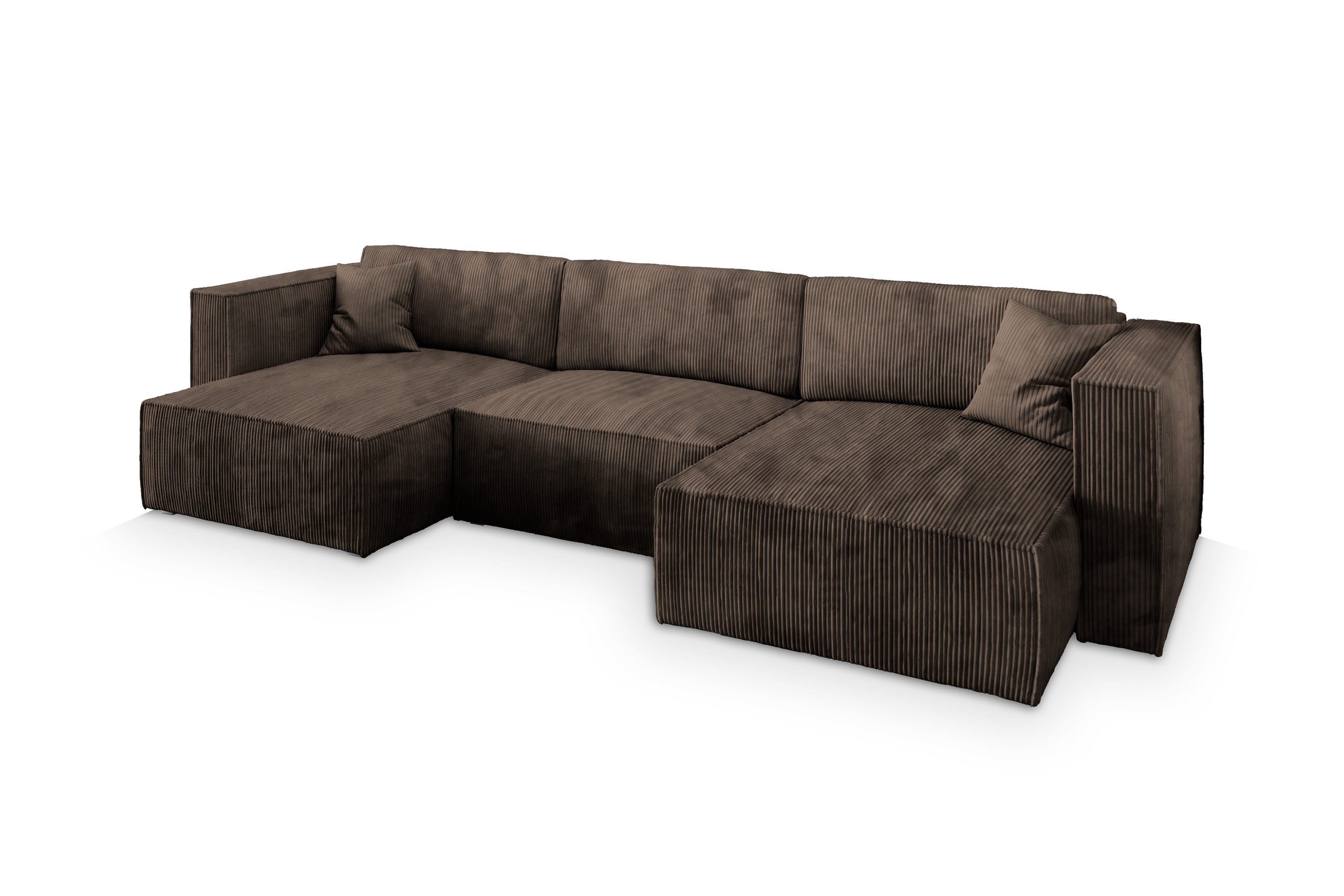 Masseno Ecksofa SARMO mit Schlaffunktion U-Form, günstig online kaufen