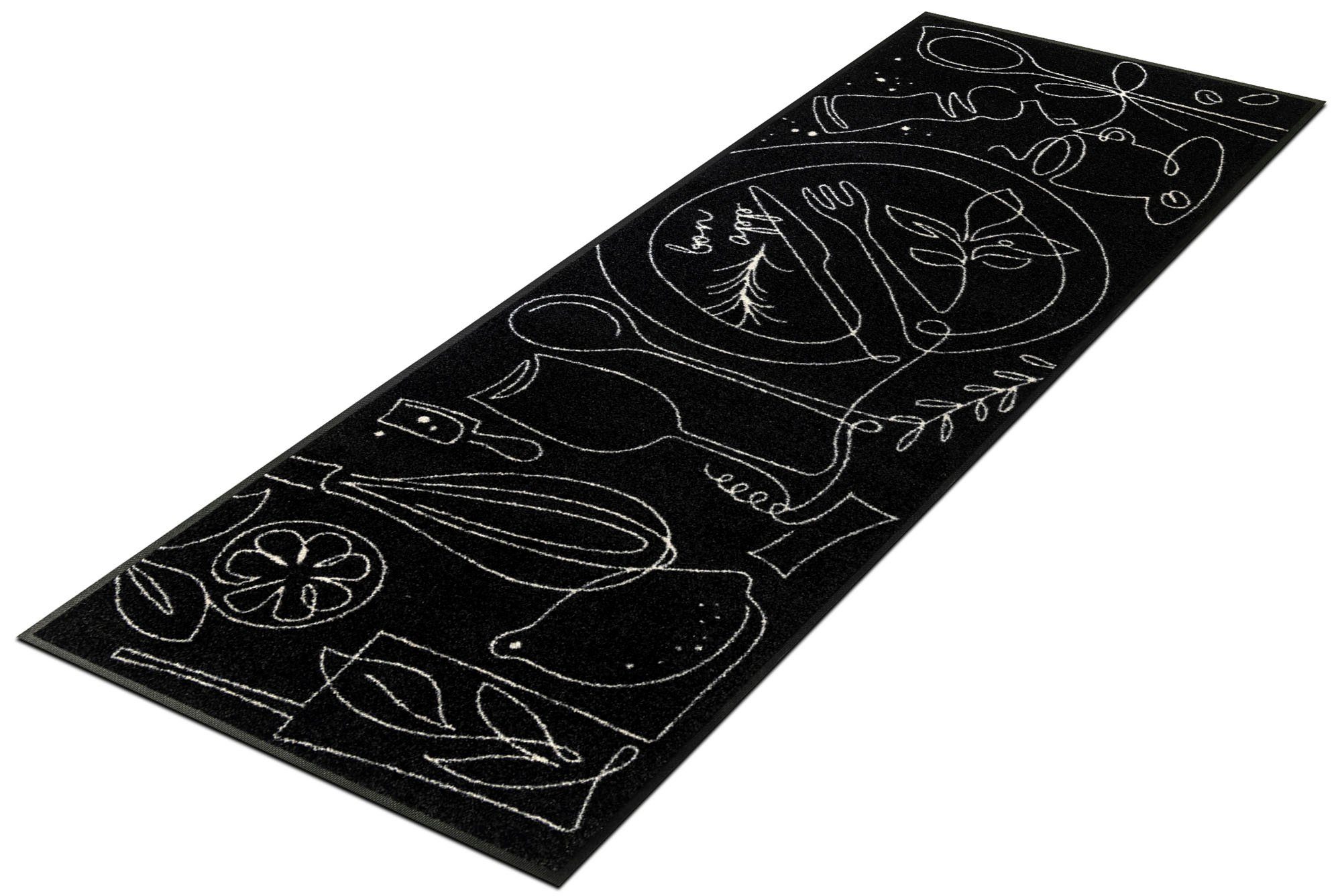 wash+dry by Kleen-Tex Läufer »Fine Dining«, rechteckig, 7 mm Höhe günstig online kaufen
