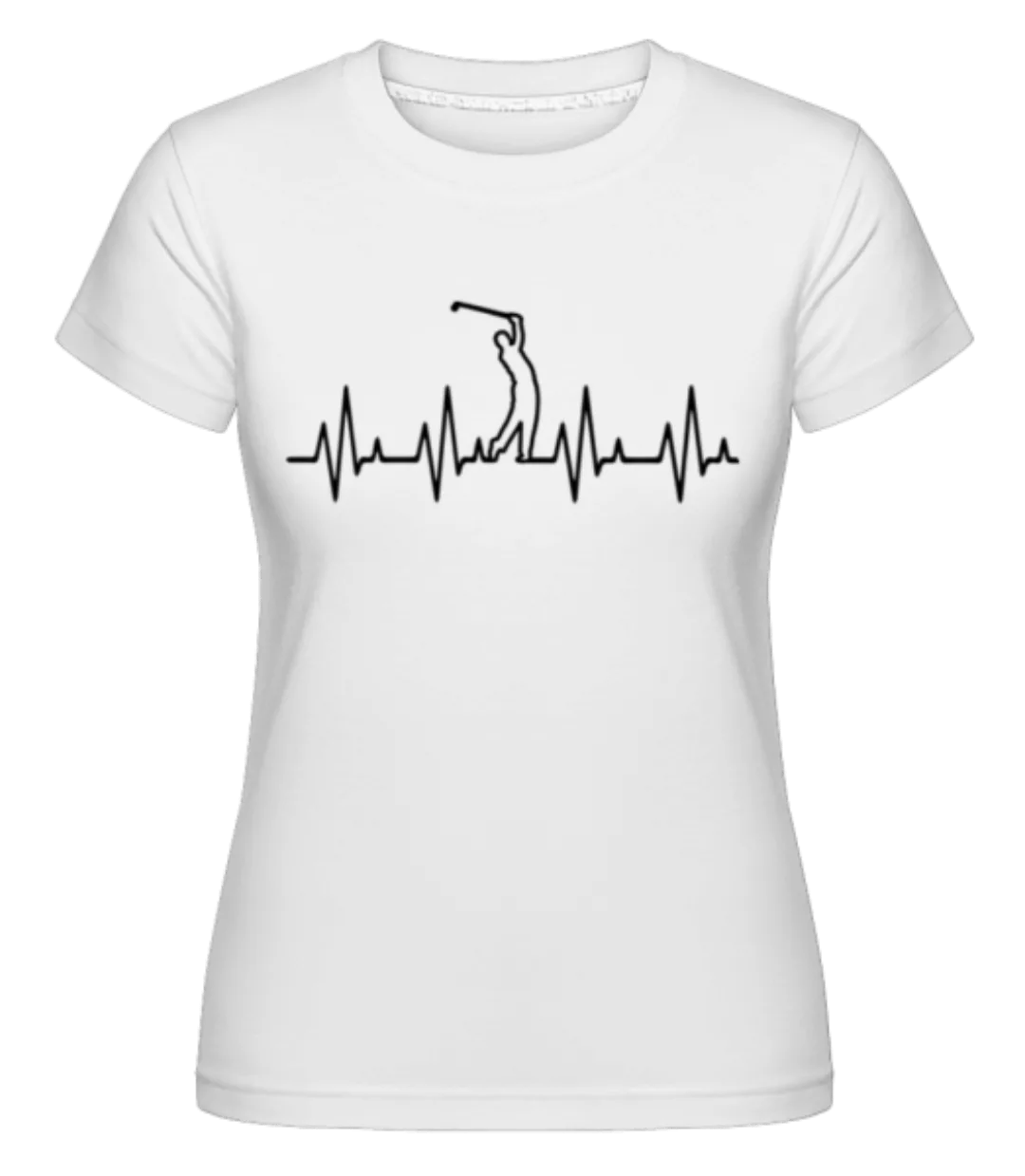 Golf Herzschlag · Shirtinator Frauen T-Shirt günstig online kaufen