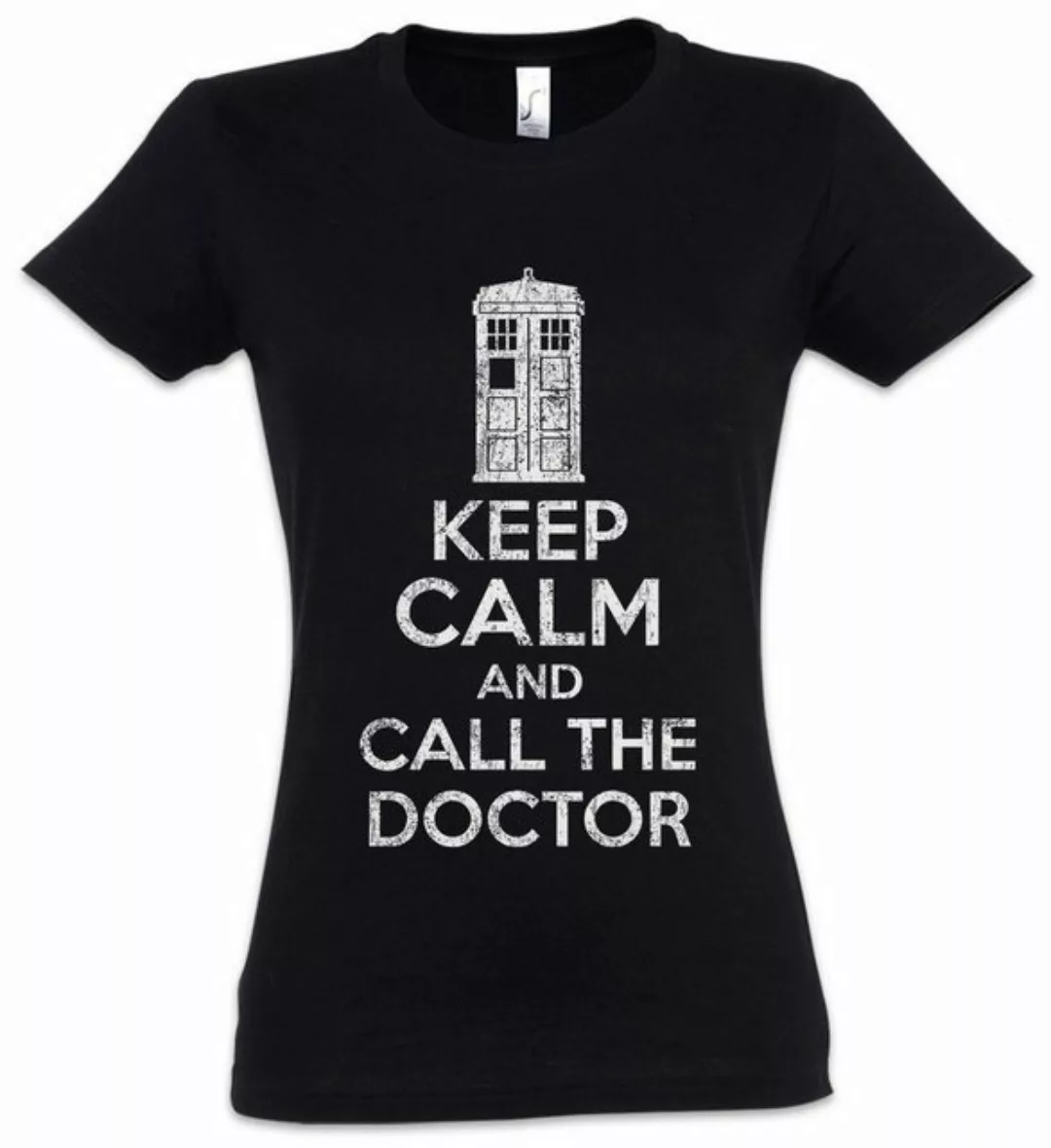 Urban Backwoods Print-Shirt Keep Calm And Call The Doctor Damen T-Shirt Dok günstig online kaufen