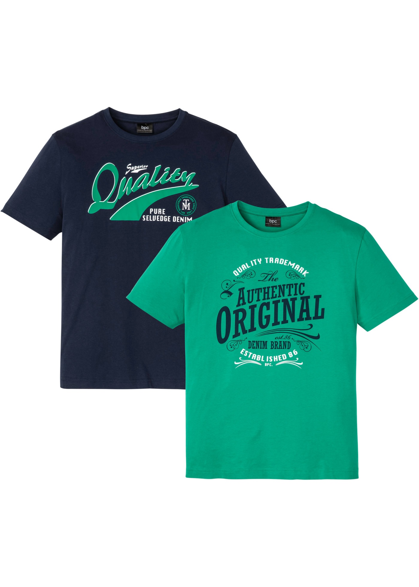 T-Shirt (2er Pack) mit Komfortschnitt günstig online kaufen