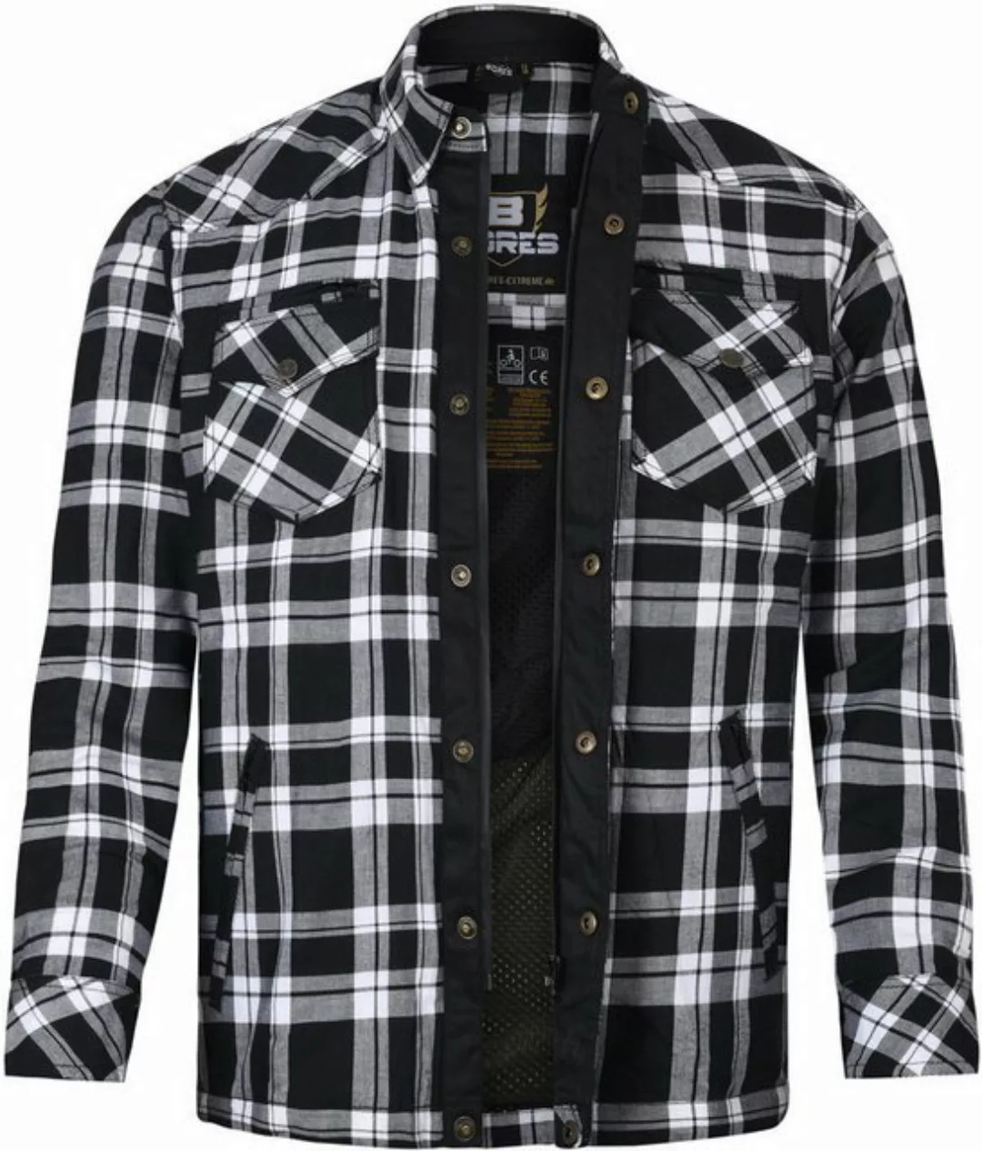 Bores Motorradjacke Lumberjack Premium Motorradhemd günstig online kaufen