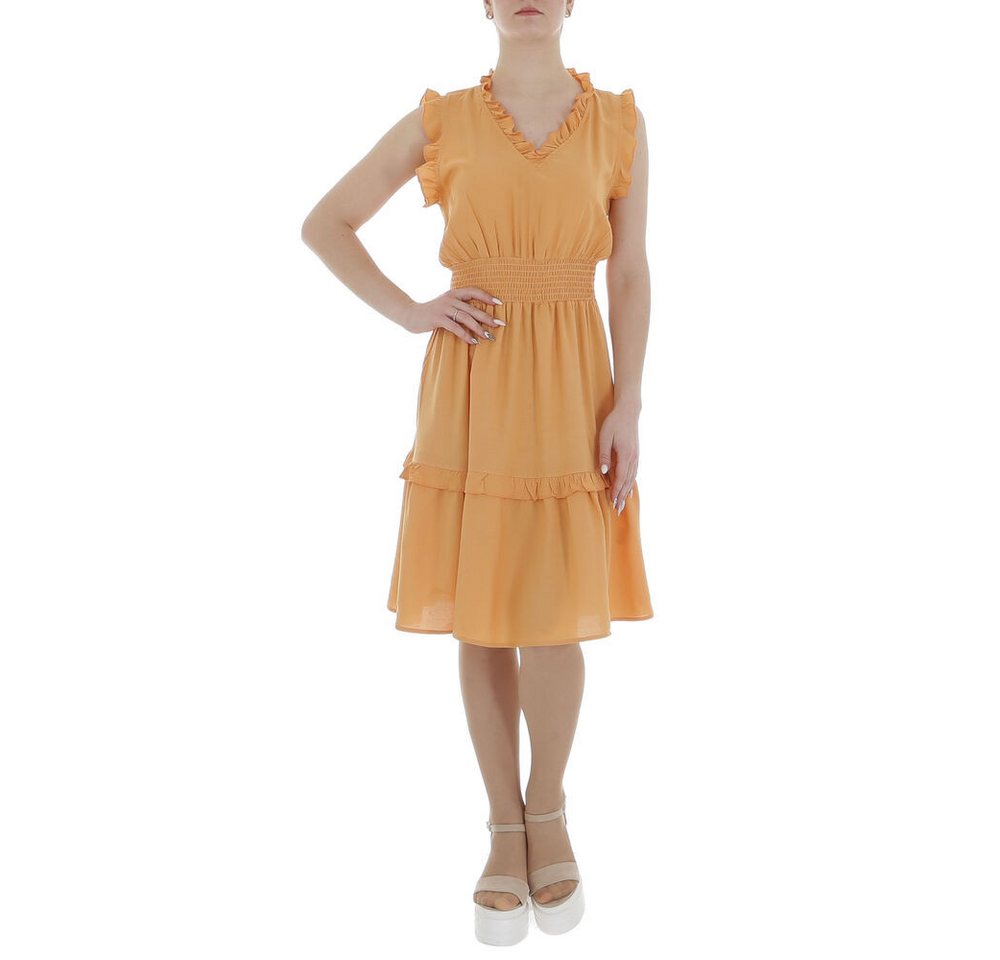 Ital-Design Sommerkleid Damen Freizeit Stufenkleid (85941323) Rüschen Somme günstig online kaufen