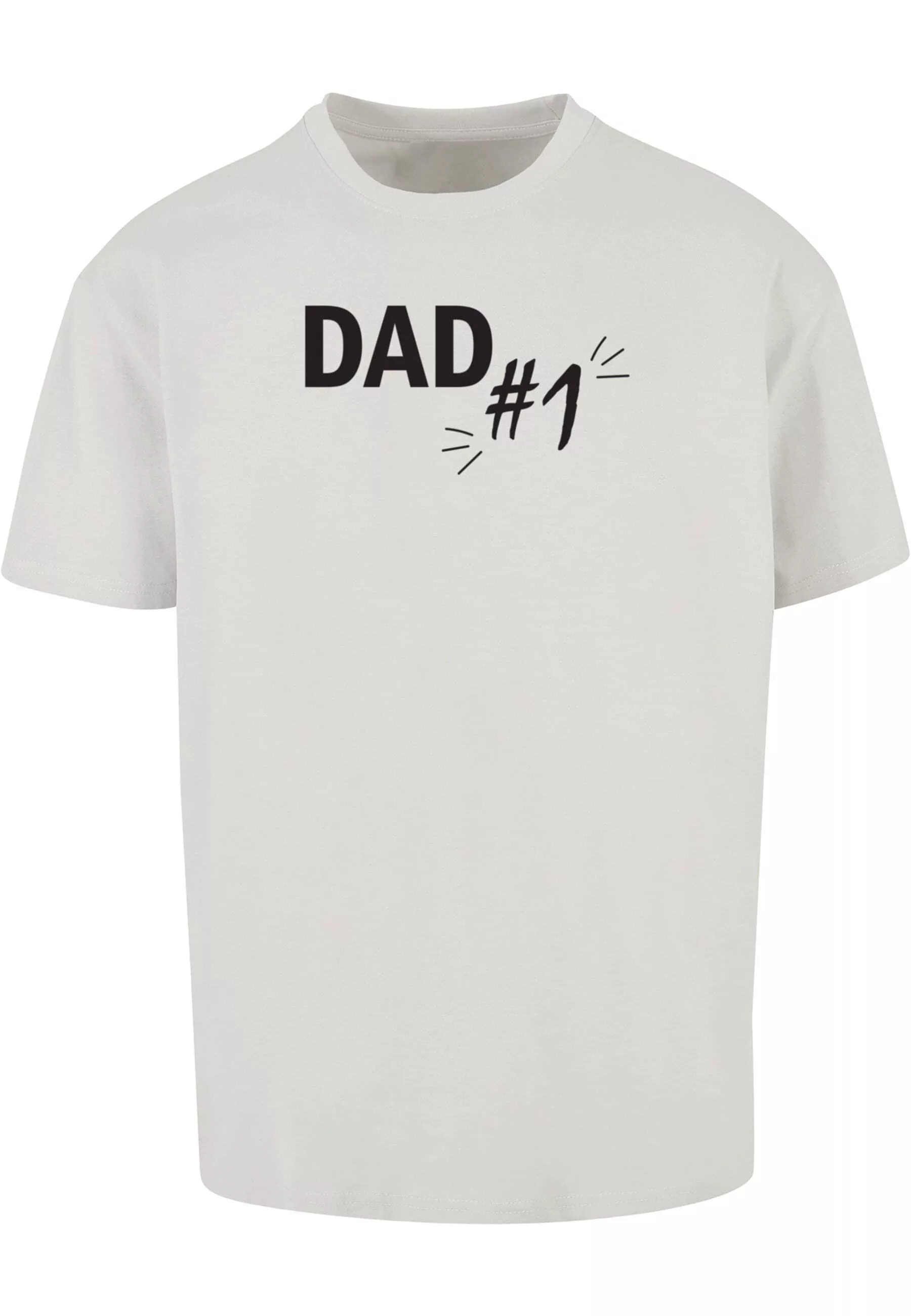 Merchcode T-Shirt "Merchcode Herren Fathers Day - Dad number 1 Heavy Oversi günstig online kaufen