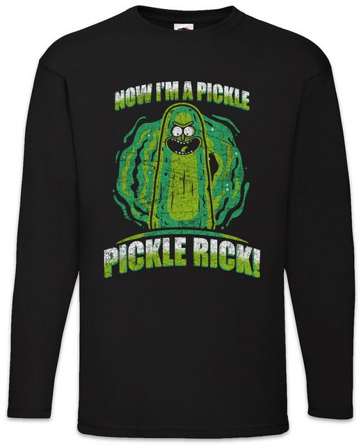 Urban Backwoods Langarmshirt Pickle Rick Langarm T-Shirt Rick Sanchez Beth günstig online kaufen