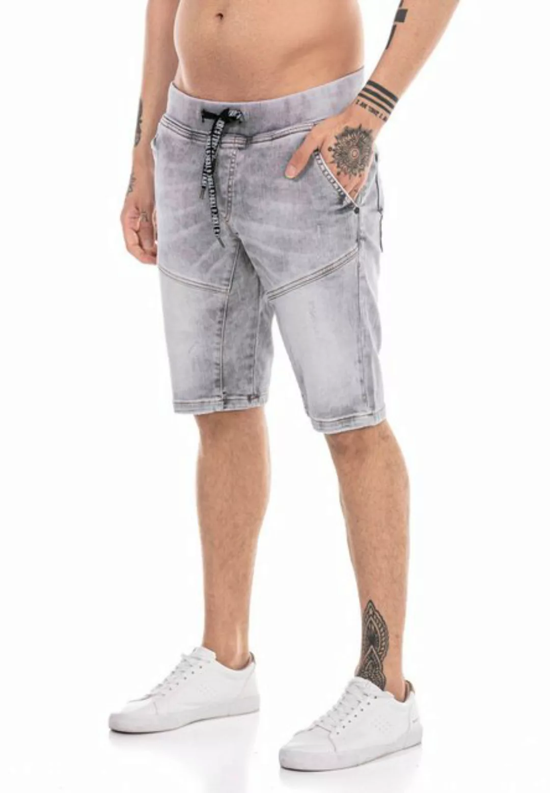 RedBridge Jeansshorts Red Bridge Herren Jeans Short Kurze Hose Denim elasti günstig online kaufen