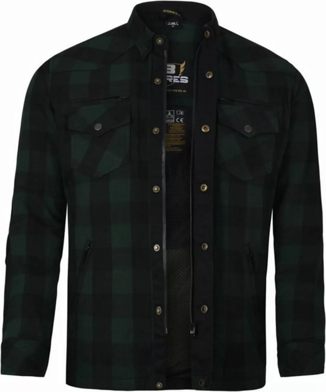 Bores Motorradjacke Lumberjack Premium Motorradhemd günstig online kaufen